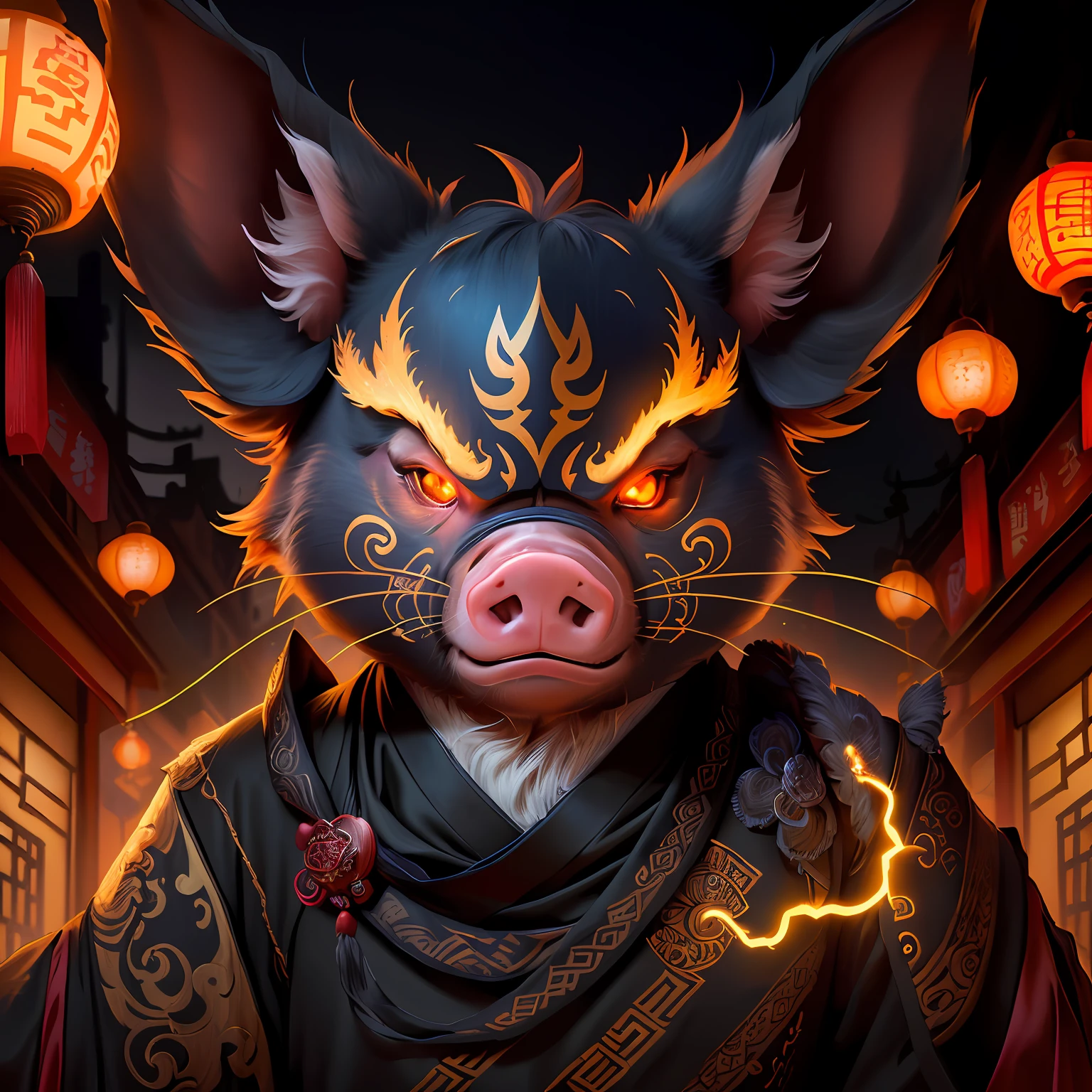 A cute little pig thanking me for buying it.