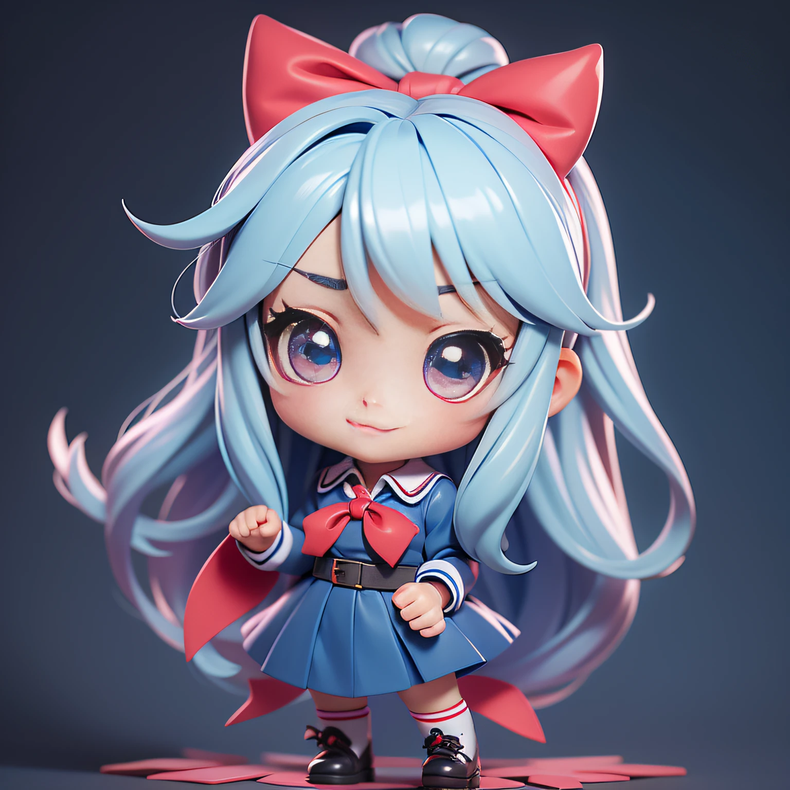 Anime girl in blue uniform with red ribbon, summer clothes, cartoon girl, anime girl, young anime girl, chibi anime girl, cute!! Runt!!! Schoolgirl, Anime Girl, Schoolgirl, Girl in Uniform, Chibi Girl, Cute Anime Girl, Anime Chibi, Portrait of Cute Anime Girl, Anime Girl, Cute Schoolgirl, Long Hair Anime Girl, Female Anime Character, Little Devilish Eyes, Little Devil, Tsundere, Mini, Chibi! standing, 2D,2D anime character girl, 2D girl