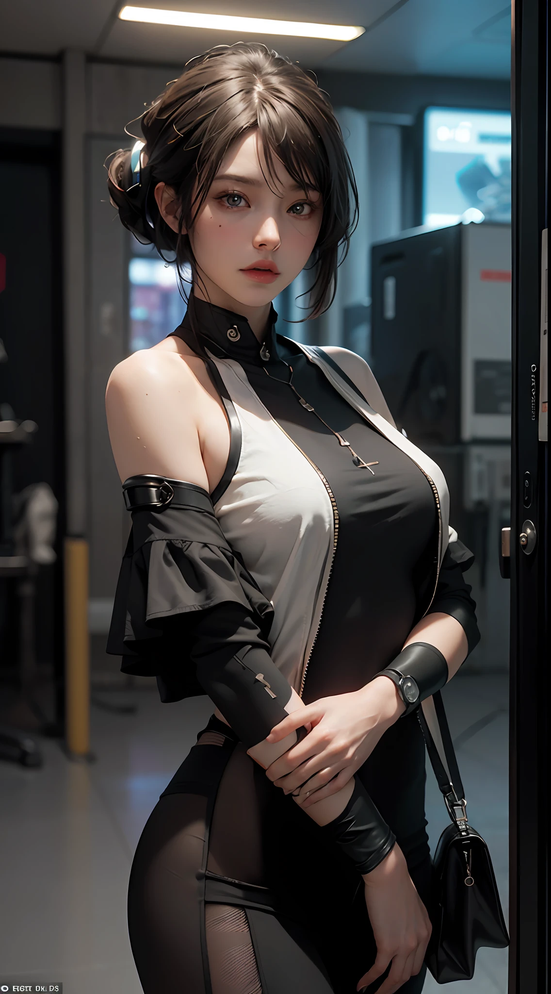 random color outfit, sleep, ((Best quality)), ((masterpiece)), (detailed:1.4), 3D, an image of a beautiful cyberpunk female,HDR (High Dynamic Range),Ray Tracing,NVIDIA RTX,Super-Resolution,Unreal 5,Subsurface scattering,PBR Texturing,Post-processing,Anisotropic Filtering,Depth-of-field,Maximum clarity and sharpness,Multi-layered textures,Albedo and Specular maps,Surface shading,Accurate simulation of light-material interaction,Perfect proportions,Octane Render,Two-tone lighting,Wide aperture,Low ISO,White balance,Rule of thirds,8K RAW,