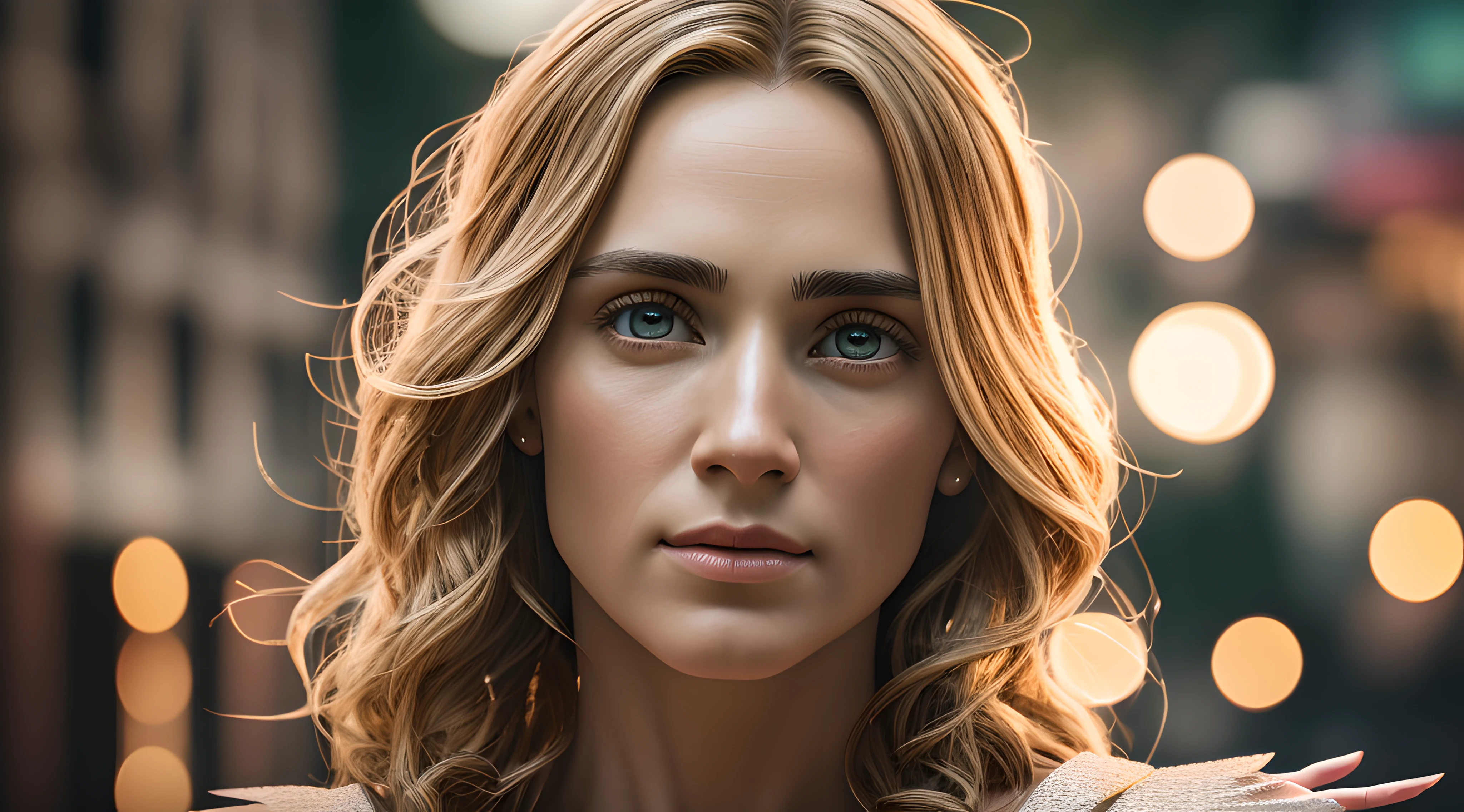 Realistic masterpiece in 8k with perfect anatomy: Jesus Christ holding planet Earth in one hand, with an undeformed face, cinematic lighting, depth of field, bokeh, realism, photorealistic, hyperrealism, professional photography