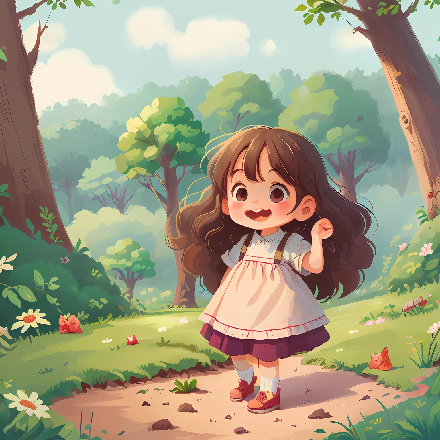 One sunny morning, as Lily skipped through the meadow, she came across a tiny bunny named Benjamin. Benjamin had lost his way and was feeling very sad. Lily knelt down and gently picked up the bunny, comforting him with a warm hug.