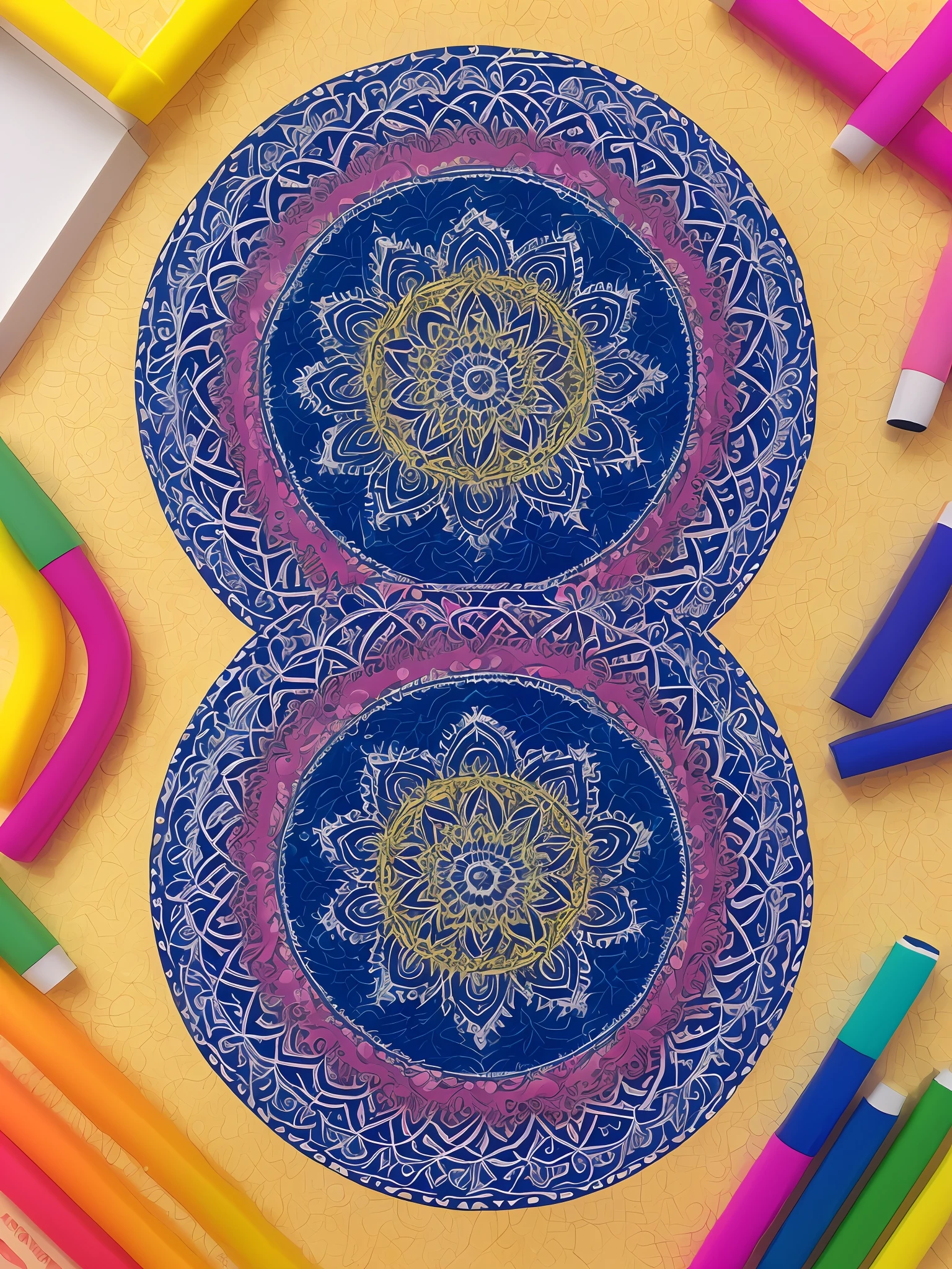 Mandala inspired by the movie "live life is a party"