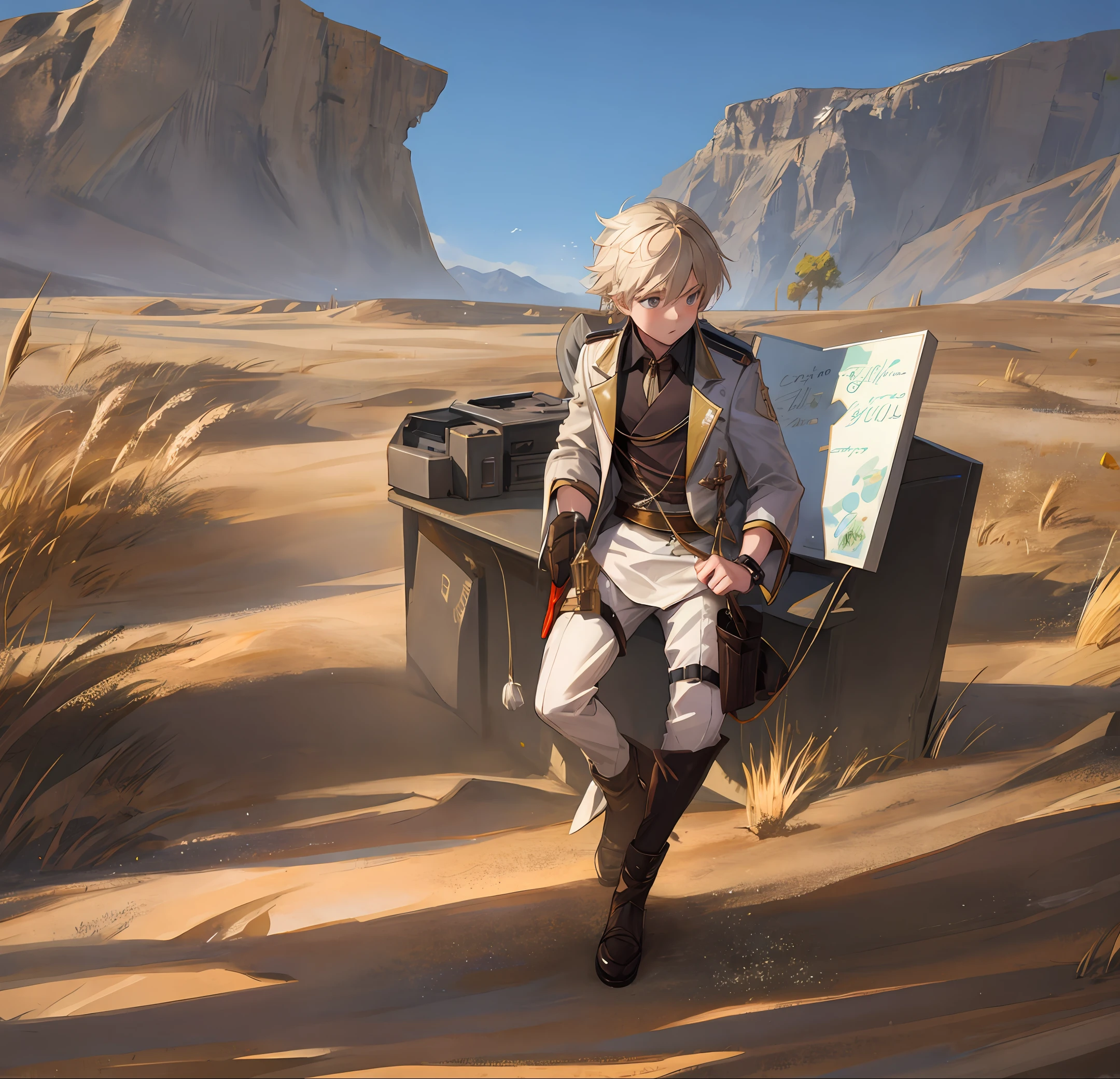 Boy in war