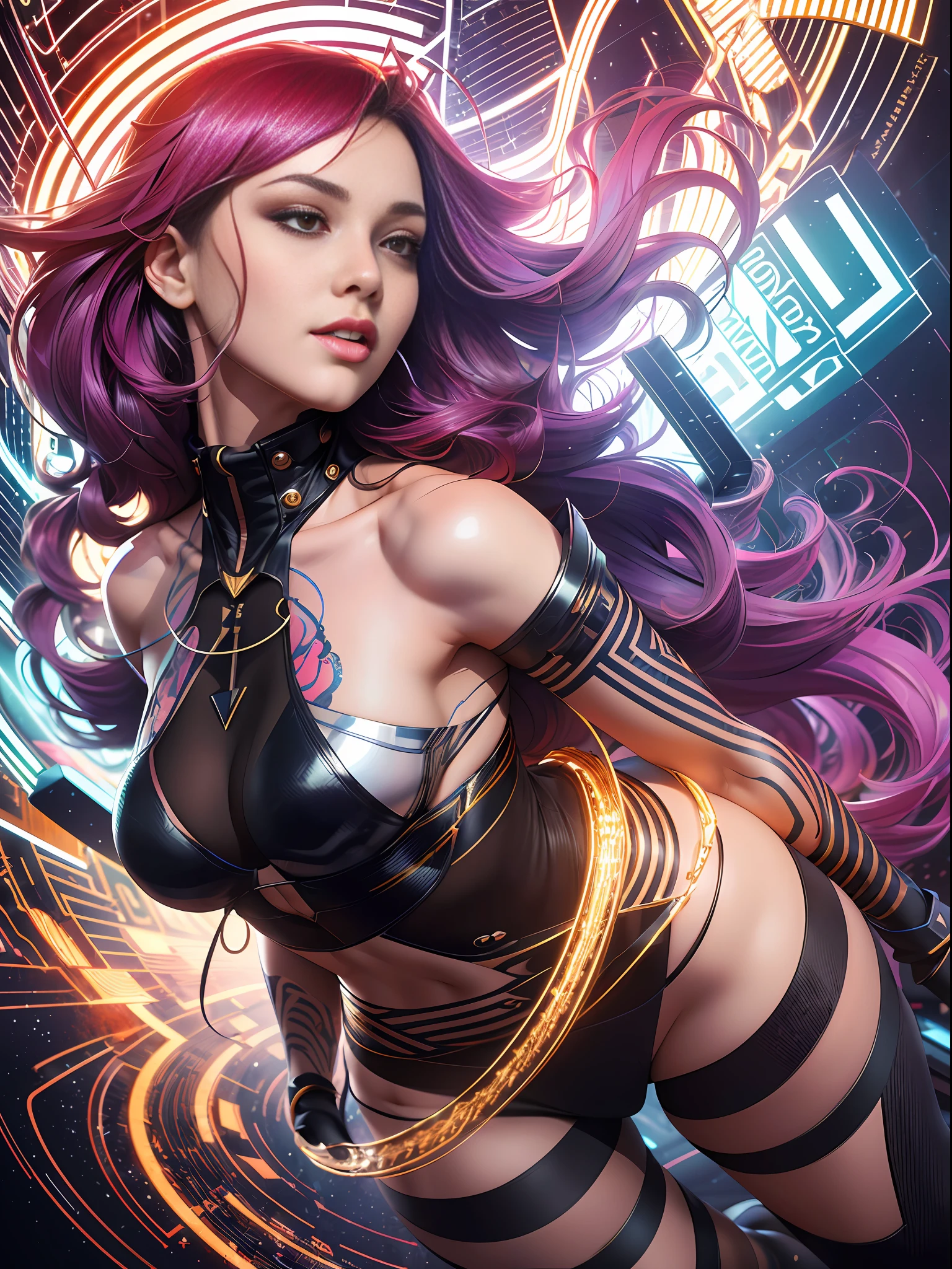 ::((melhor qualidade)), ((obra-prima)), (muito detalhado:1.3)photo, sticker  banksy art,demi rose  , freedom, soul, digital illustration, comic style, perfect anatomy, centered, approaching perfection, dynamic, highly detailed, watercolor painting, artstation, concept art, smooth, sharp focus, illustration, art by carne griffiths and wadim kashin,,alone anime girl with a medium lenght pose and cute clothes, l hair long red, heterochromia, perfect anatomy, centered, approaching perfection, dynamic, highly detailed, character sheet, artstation, concept art, smooth, sharp focus, illustration, art by kim jung gi,, artgerm, carne griffiths and wadim kashin , sasha yakovleva, loish, jeremy mann, full body shot, character sheet, lightningwave, beautiful anime watercolor painting ,paint dripping by tim okamura, victor nizovtsev, greg rutkowski, noah bradley. trending on artstation, 8k, masterpiece, graffiti paint, fine detail, full of color, intricate detail, golden ratio illustration,monochromatic  backgroun, 4k, masterpiece, highres, absurdres, natural volumetric lighting and best shadows, deep depth of field, sharp focus