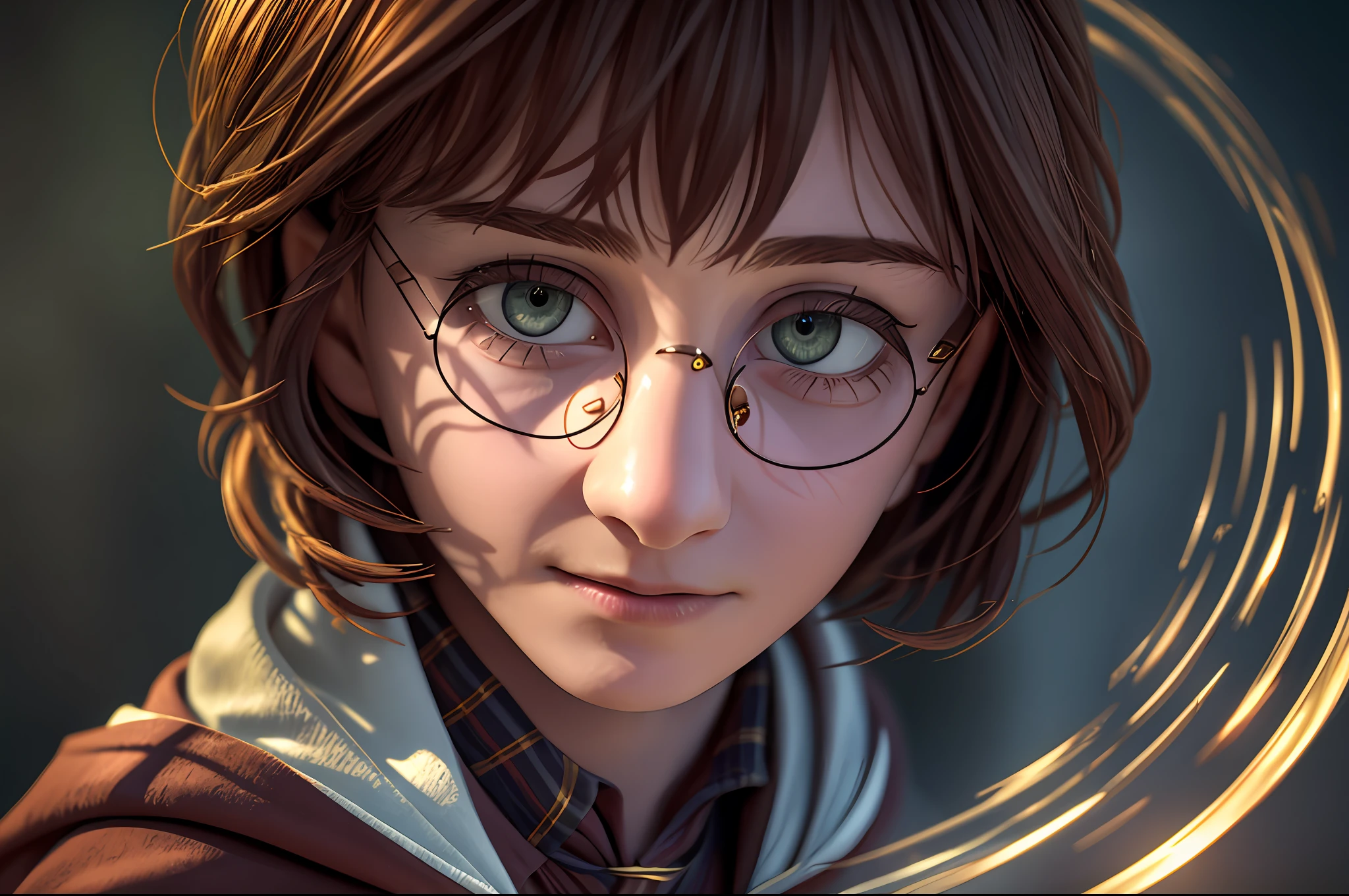 ((Harry Potter)) close up of 1boy in wizard robe, natural skin texture, 24mm, 4k textures, soft cinematic light, adobe lightroom, photolab, hdr, intricate, elegant, highly detailed, sharp focus, ((cinematic look)), soothing tones, insane details, intricate details, hyperdetailed, low contrast, soft cinematic light, dim colors, exposure blend, hdr, faded