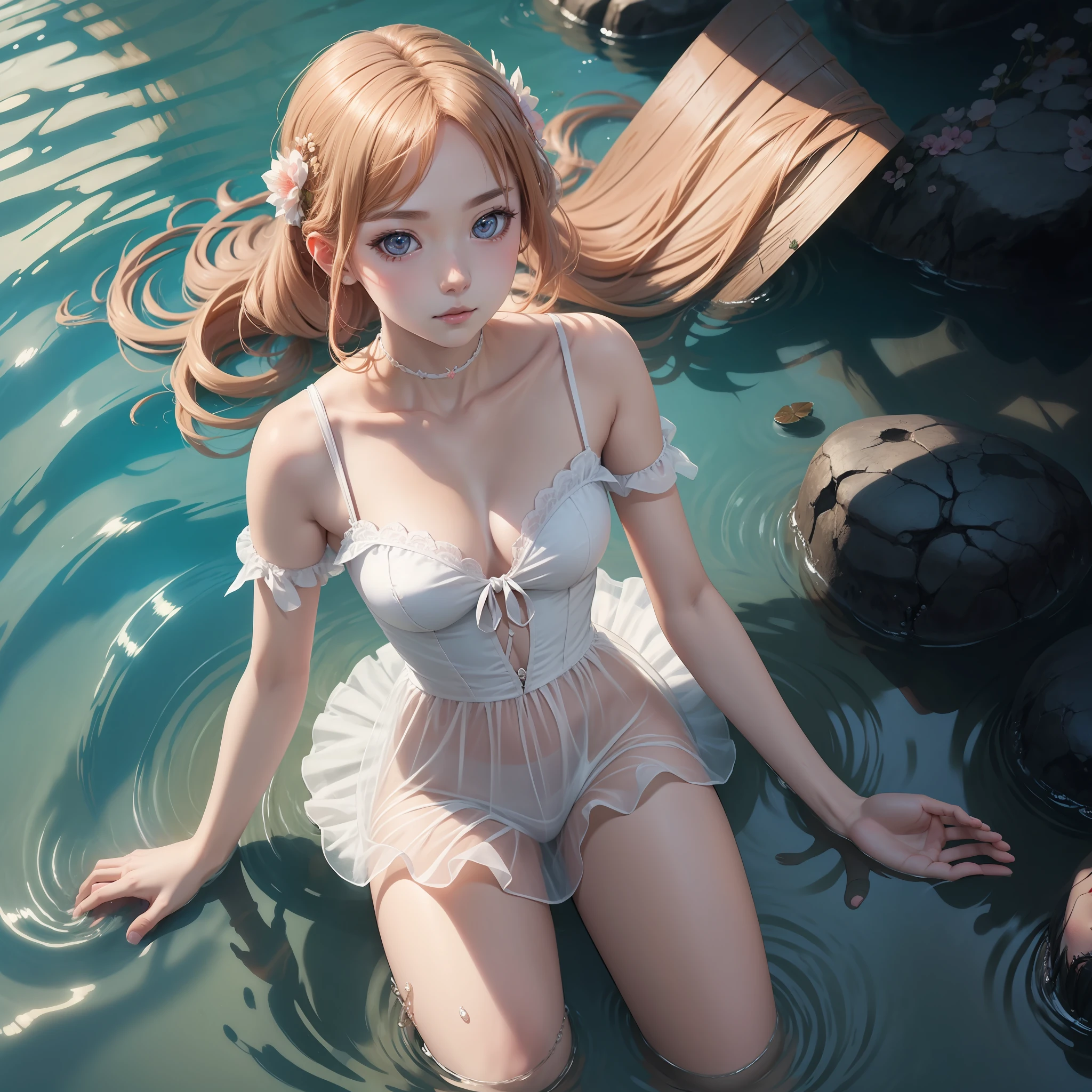 Lori, Shoujo, 4K, 8K, Extreme Color, HD, Extreme Detail, Cute, Princess, Unmatched Beauty, Anime, Dead Reservoir Water