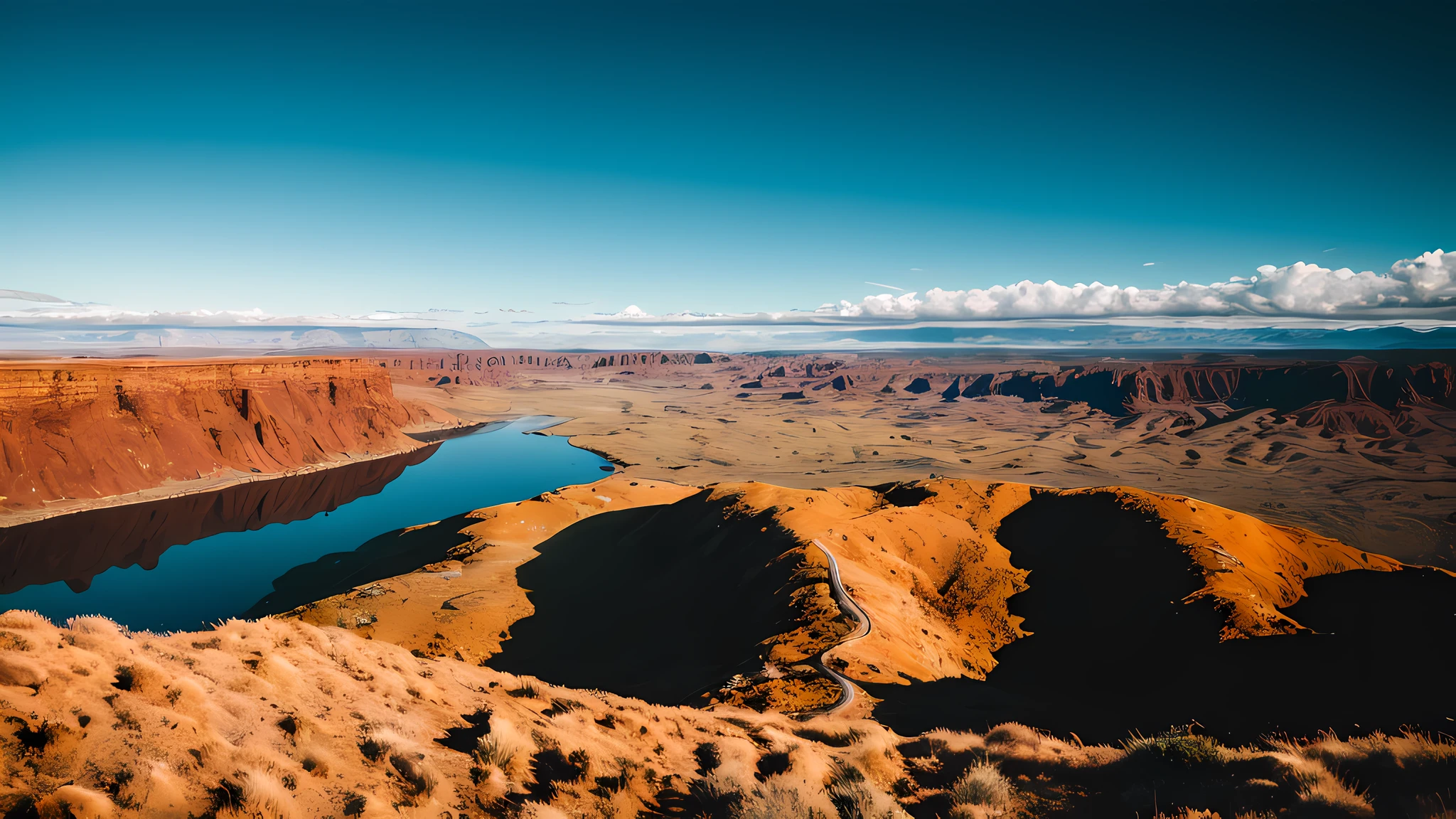 RAW photo of a landscape, small details, photorealistic, ultra-realistic photo, 8k uhd, dslr, soft lighting, high quality, film grain, Fujifilm XT3, (masterpiece)