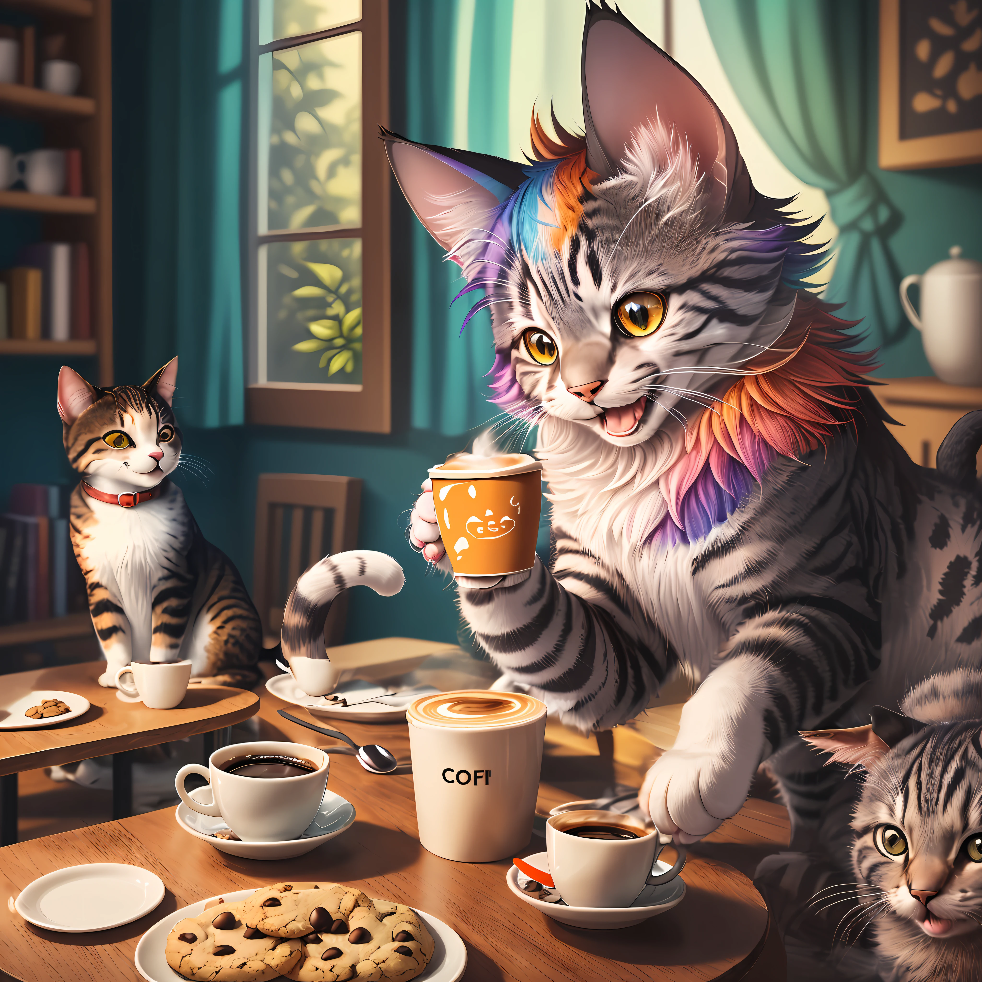 Complete cup of coffee