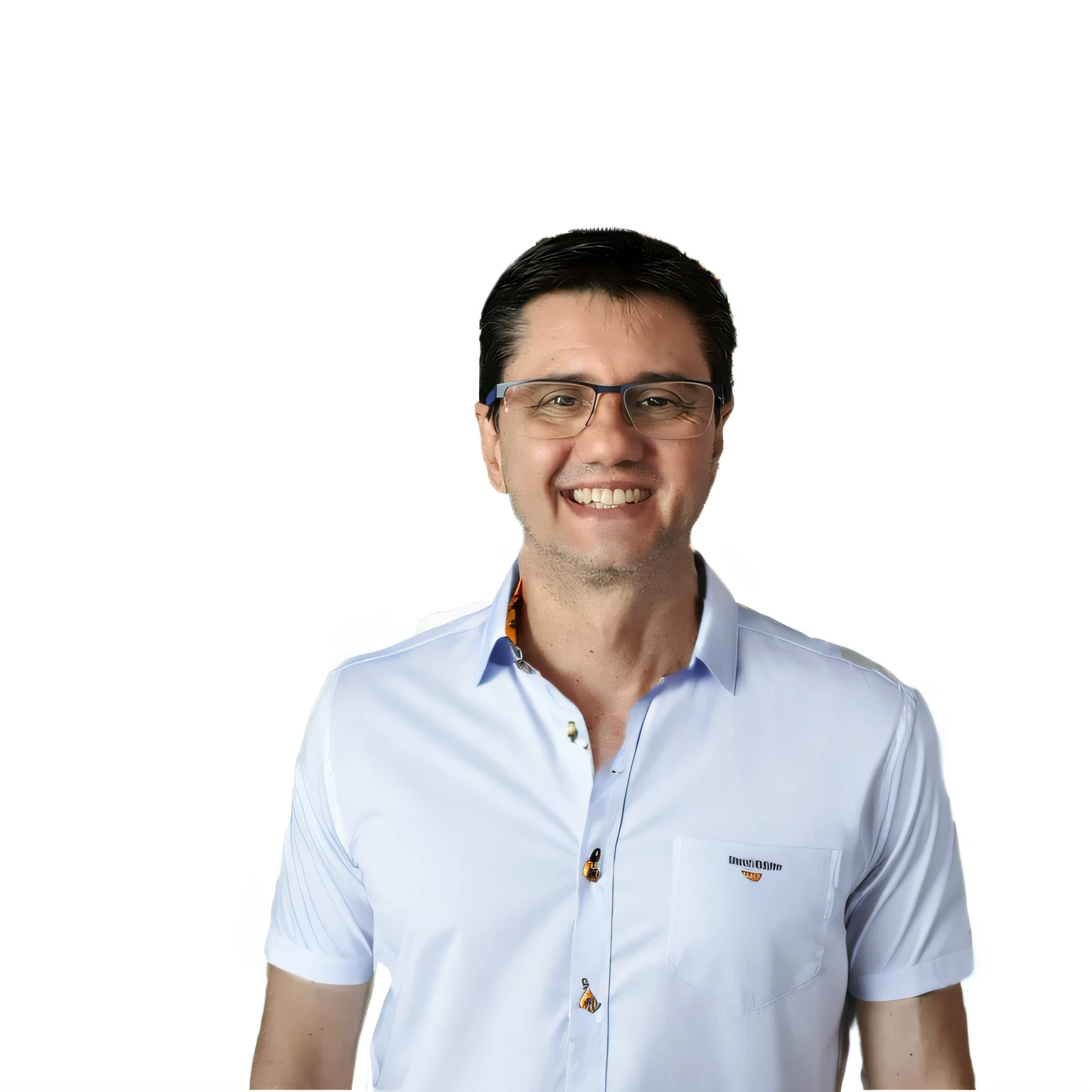 Classic blue pola piquet shirt