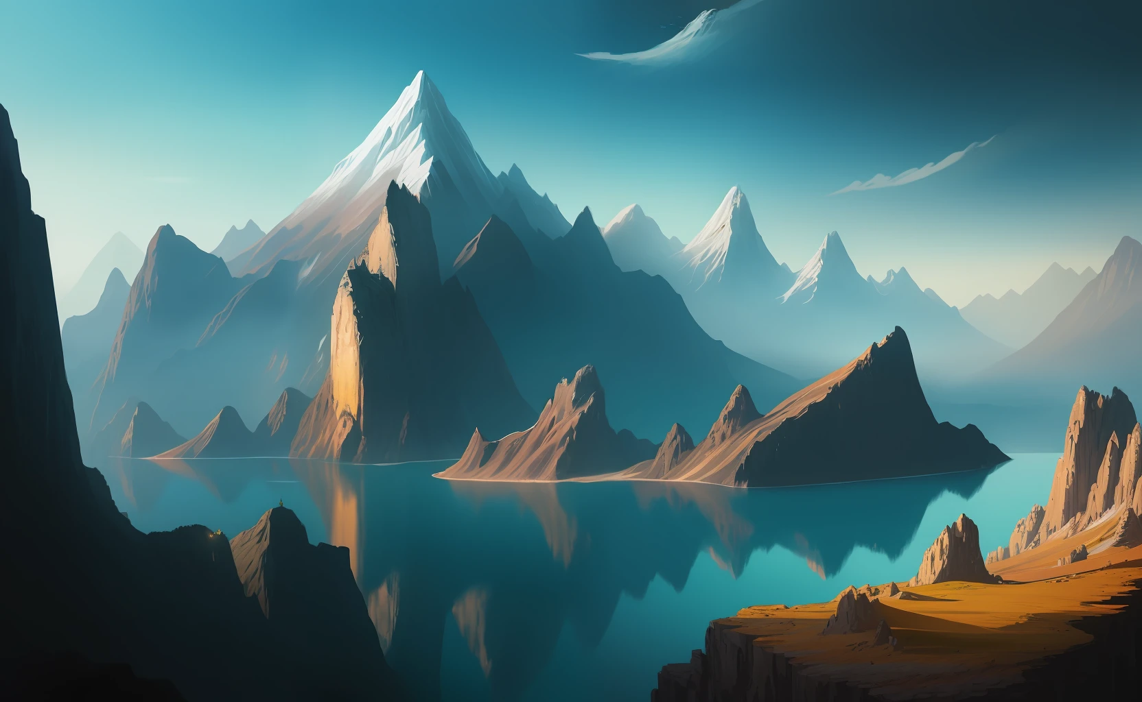 there is a picture of a mountain with a boat in it, floating mountains, avatar landscape, mountainside, mountainscape, mountainous area, painted as a game concept art, rocky environment, environment concept art, g liulian art style, concept piece, environment concept, background art, environment art, mountains, concept world art, mountainous, cliffs