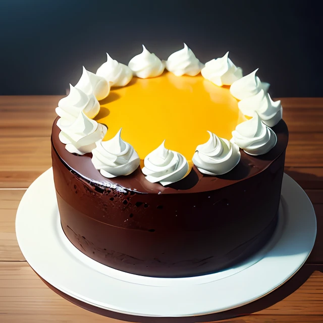 Chocolate cake with lemon best quality --auto