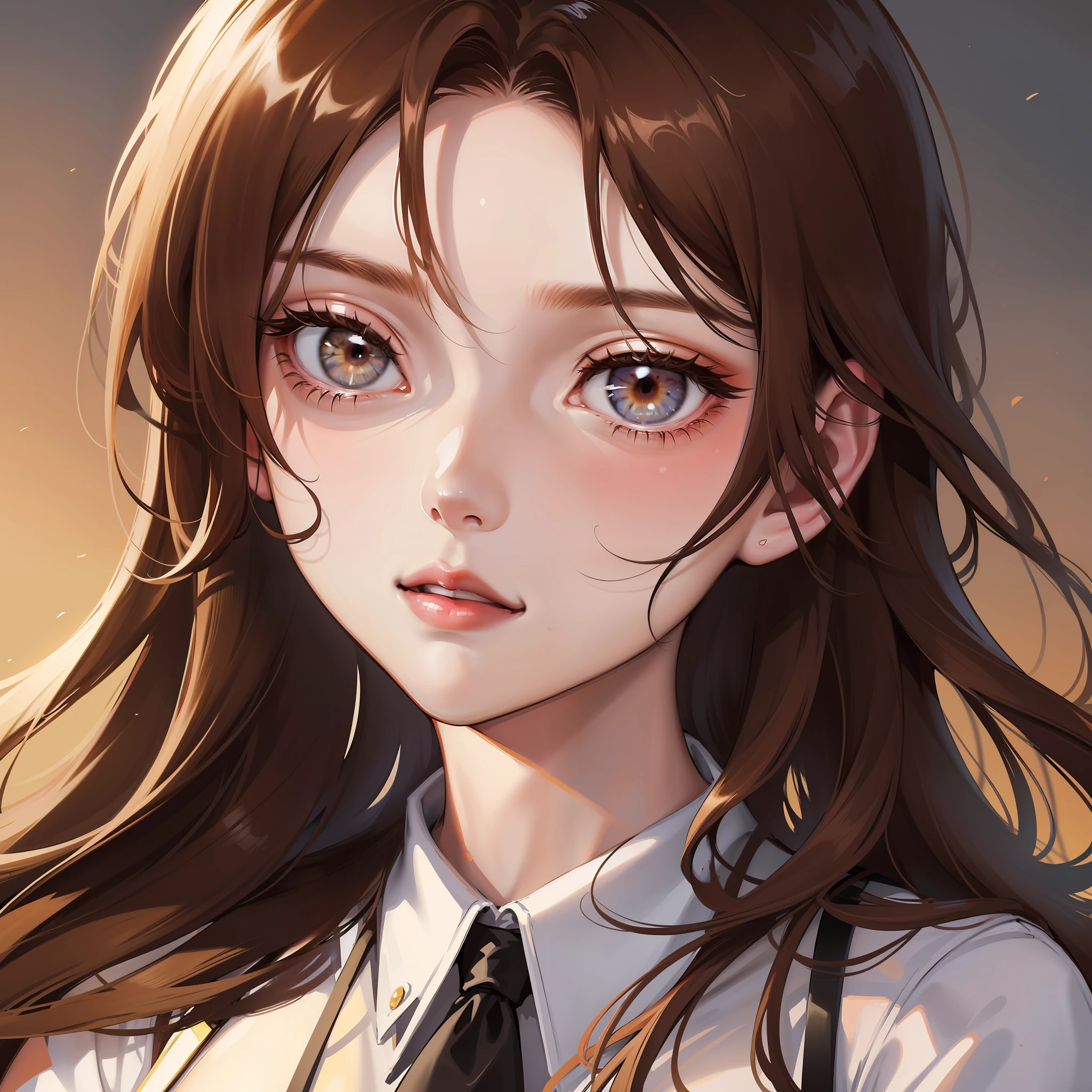 Woman,With 40 Years Appearance,With Brown Skin And Long Dark Hair,Brown Eye,Wearing Suit,With Arm Tattoo,Detailed,All Detailed And Perfect,With Sarcastic Expression,Perfect Face,Perfect Hair,High Resolution,Mega Quality,Ultra Perfection,Extraordinary Lighting,High Standard,Ultra HD,4K,8K