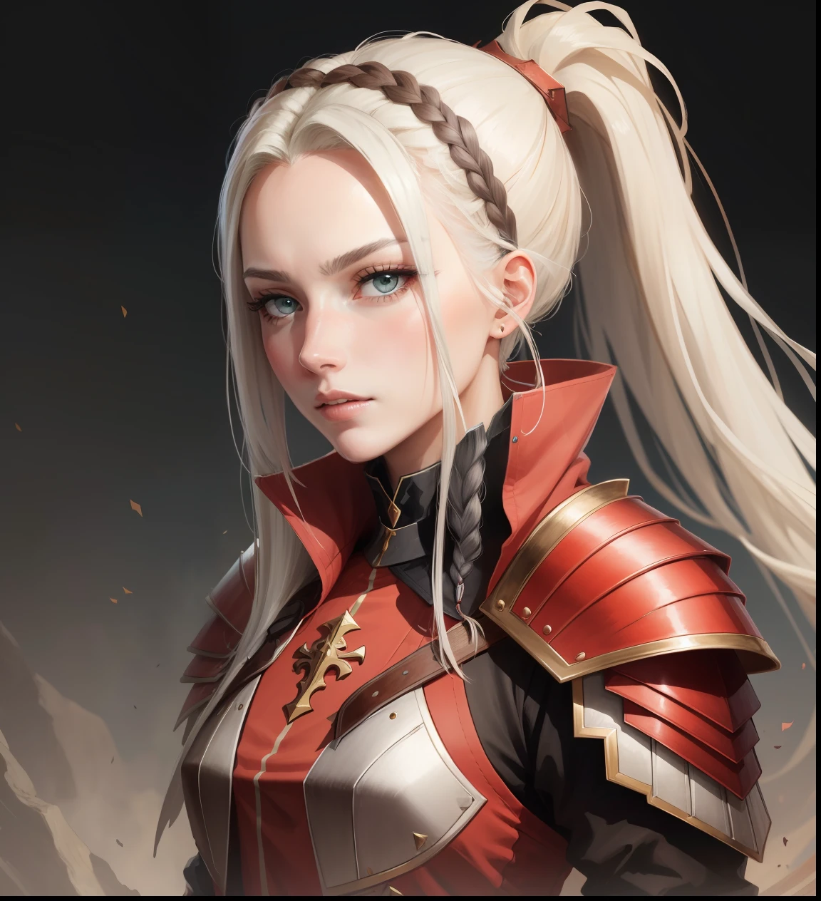Edelgard, armor, Ponytail hair