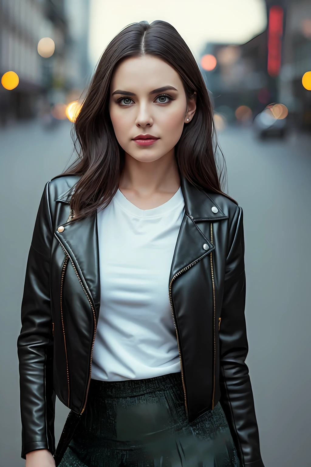 ((8k:1.27), best quality, masterpiece, ultra high resolution:1.2) Photo of Danish pretty woman, blue-eyed blonde (beautiful:1.1) (sci-fi warrior woman:1.1) space soldier, (cap:1.61) (leather jacket:1.21) intricate elegant, fantasy, detailed, metric by Greg Rutkowski and Alphonse Mucha, gradient lighting