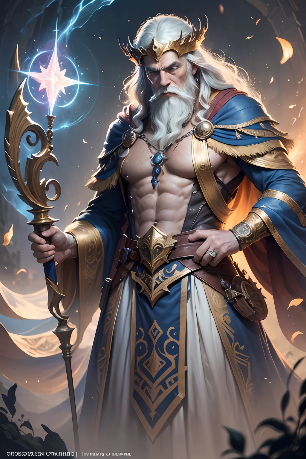 ((Best quality)), ((masterpiece)), ((realistic cartoon)), ((perfect character)):
In this stunning and highly detailed realistic cartoon, we present a mage summoning his enchantments in a mystical world. The mage stands tall, clad in intricate and detailed mage robes, complete with flowing garments and ornate patterns. His face is adorned with a long, white beard, adding to his wise and aged appearance.
With a majestic staff in hand, the mage channels the power of magic, conjuring dazzling rays and ethereal energies. The scene is set in a thematically rich environment, filled with magical artifacts, ancient tomes, and mystical symbols that enhance the ambiance. The lighting, crafted with a cinematic touch, casts a spellbinding glow, emphasizing the magical aura surrounding the mage.
Every element of this masterpiece is carefully designed to create a sense of realism and immersion. The intricacies of the mage's clothing, the mesmerizing effects of his conjurations, and the level of detail in his weathered face all contribute to a captivating visual experience. This artwork is presented in stunning UHD resolution, allowing you to appreciate every nuance and intricacy in breathtaking detail.
Eye level, scenic, masterpiece.