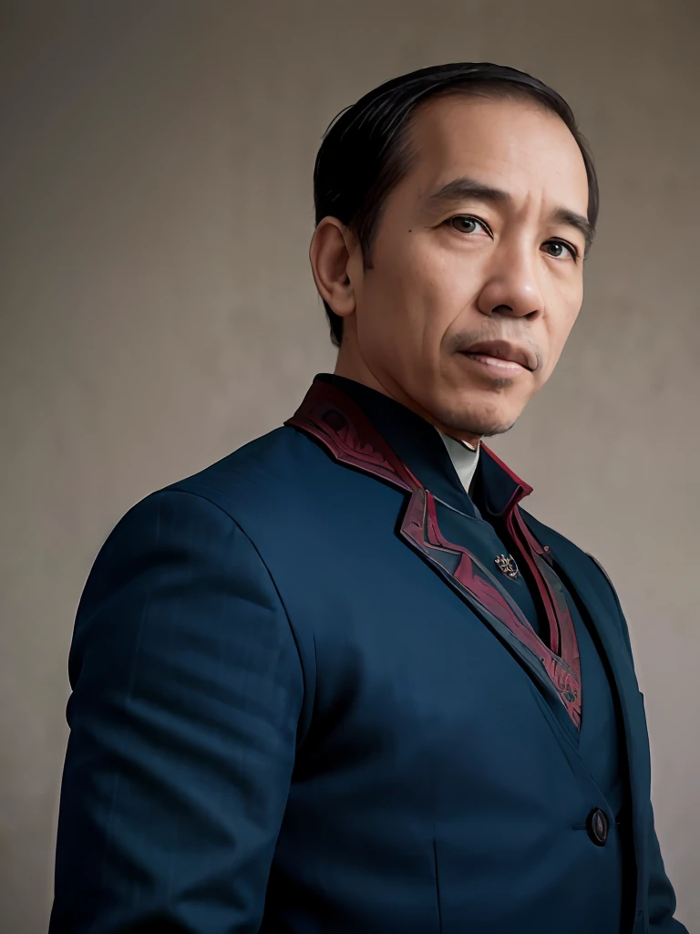 jokowi wear doctor strange outfit, 4k, Best quality, masterpiece, ultra high res, beautiful lighting, (realistic, photo-realistic:1.4), realistic background,1man, 50 years old, standing potrait photo, Long shot, wide shot, full shot, use "I invoke the Hosts of Hoggoth." spell