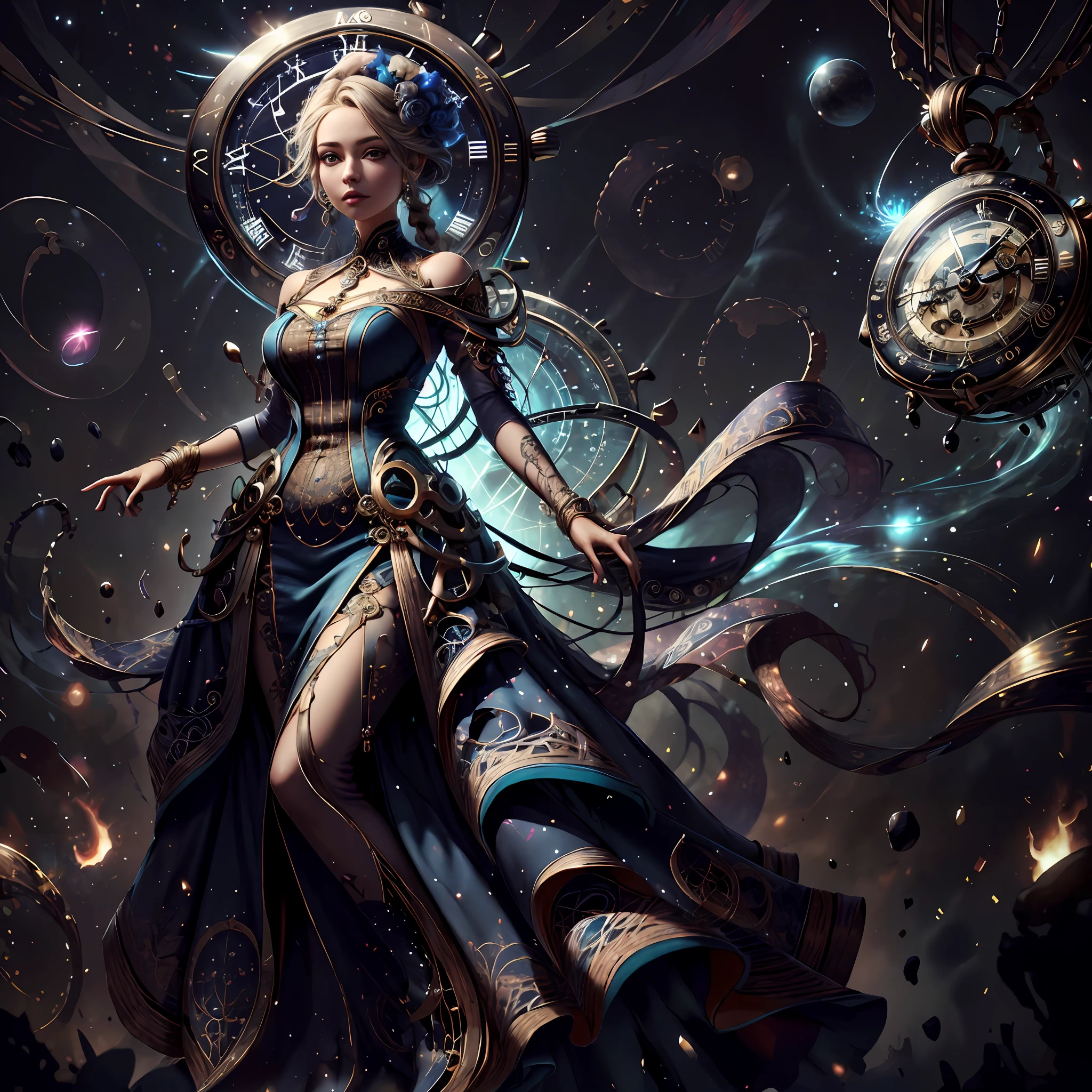 ChronomancyAI
dress on woman a beautiful woman, detailed, intricate