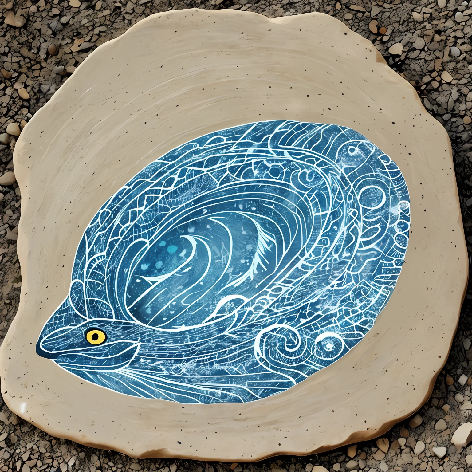 Rock drawings of animals --auto