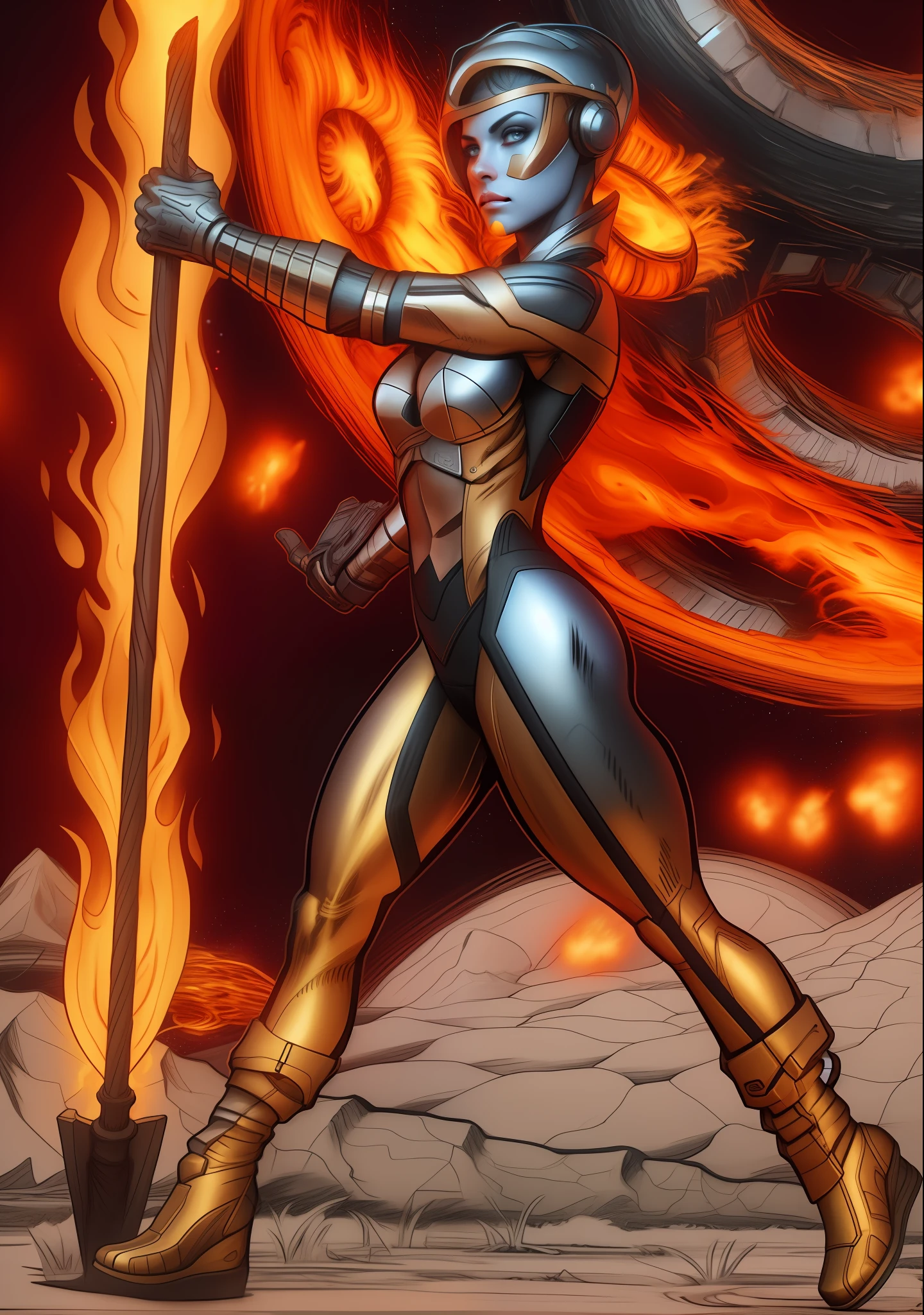 The highest image quality, striking details, ultra-high resolution, (realism: 1.4), the best illustration, favorable details, highly condensed 1girl, with a delicate and beautiful face, dressed in a black and green lock, wearing a mecha helmet, dressed with gold and silver details, holding a directional controller, (((pantyhose))), the background is a high-tech lighting scene of the city of the future.