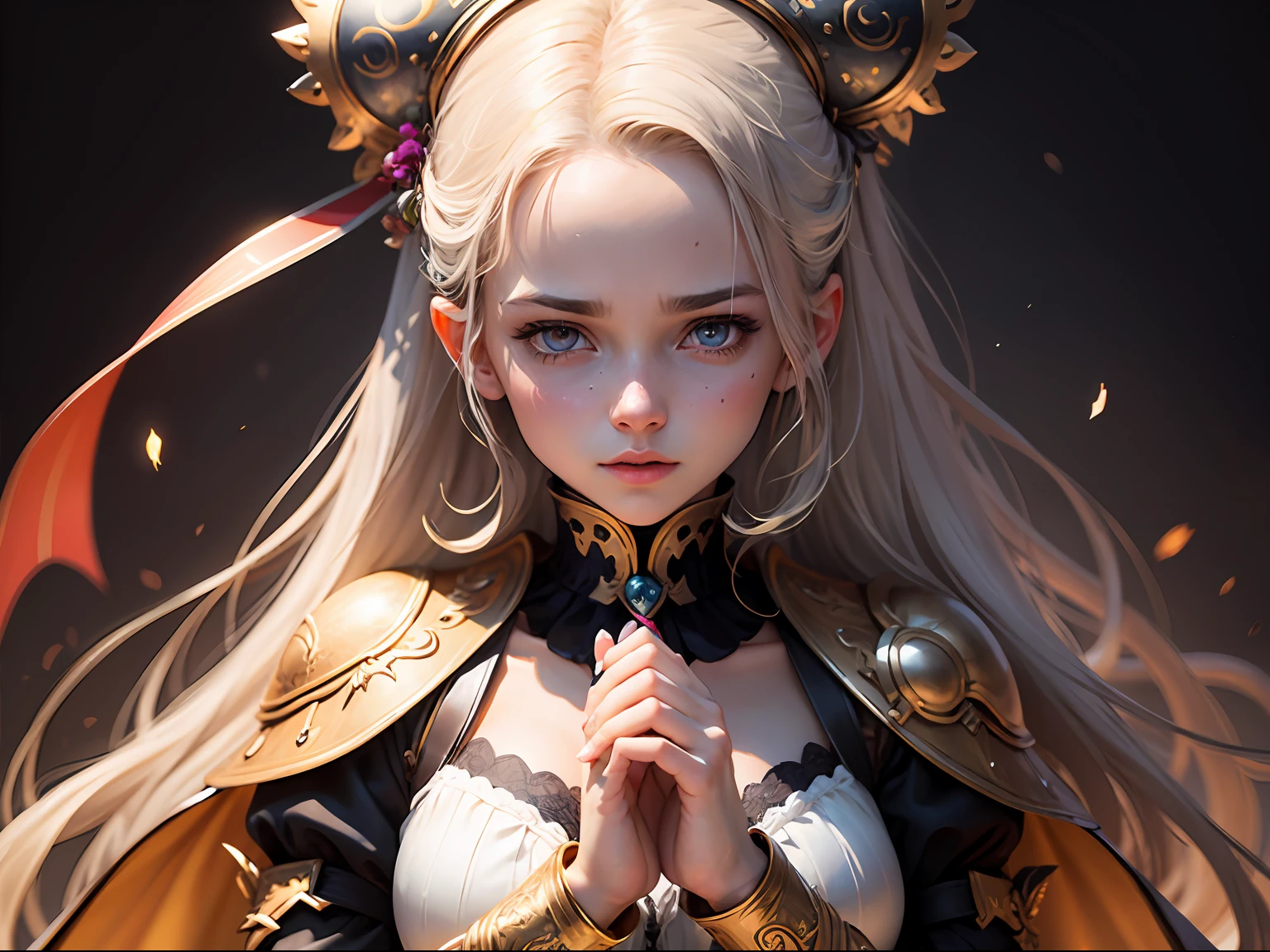 masterpice:1.5, high-quality:1.5, best-quality:1.5, 1girl, (highly detailed girl), high detailed eyes and face, intense color, highly detailed fingers, intricate_details, CG, cute, beautiful, official art --auto
