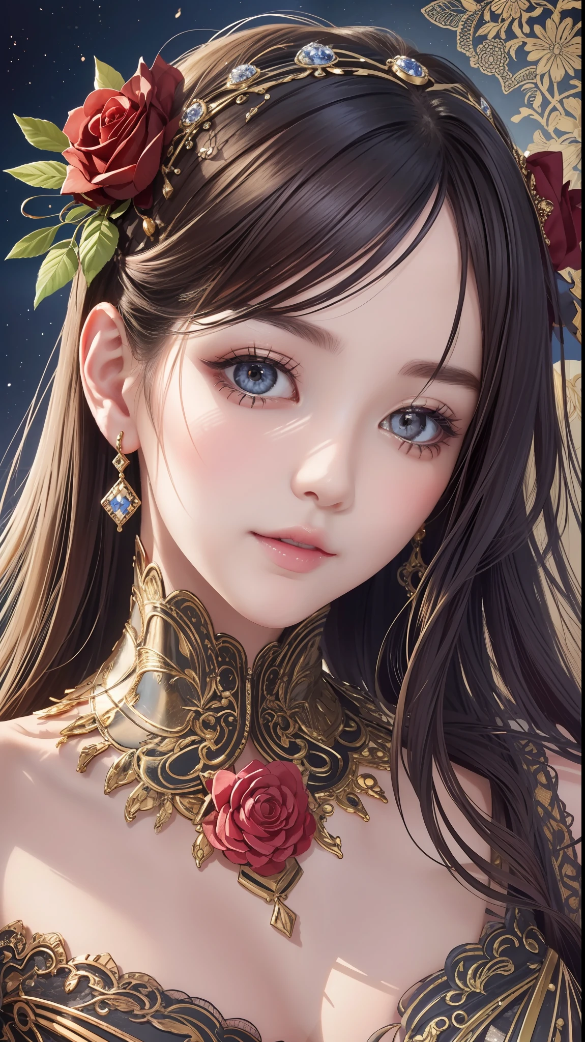 masterpice:1.5, high-quality:1.5, best-quality:1.5, 1girl, (highly detailed girl), high detailed eyes and face, intense color, highly detailed fingers, intricate_details, CG, cute, beautiful, official art