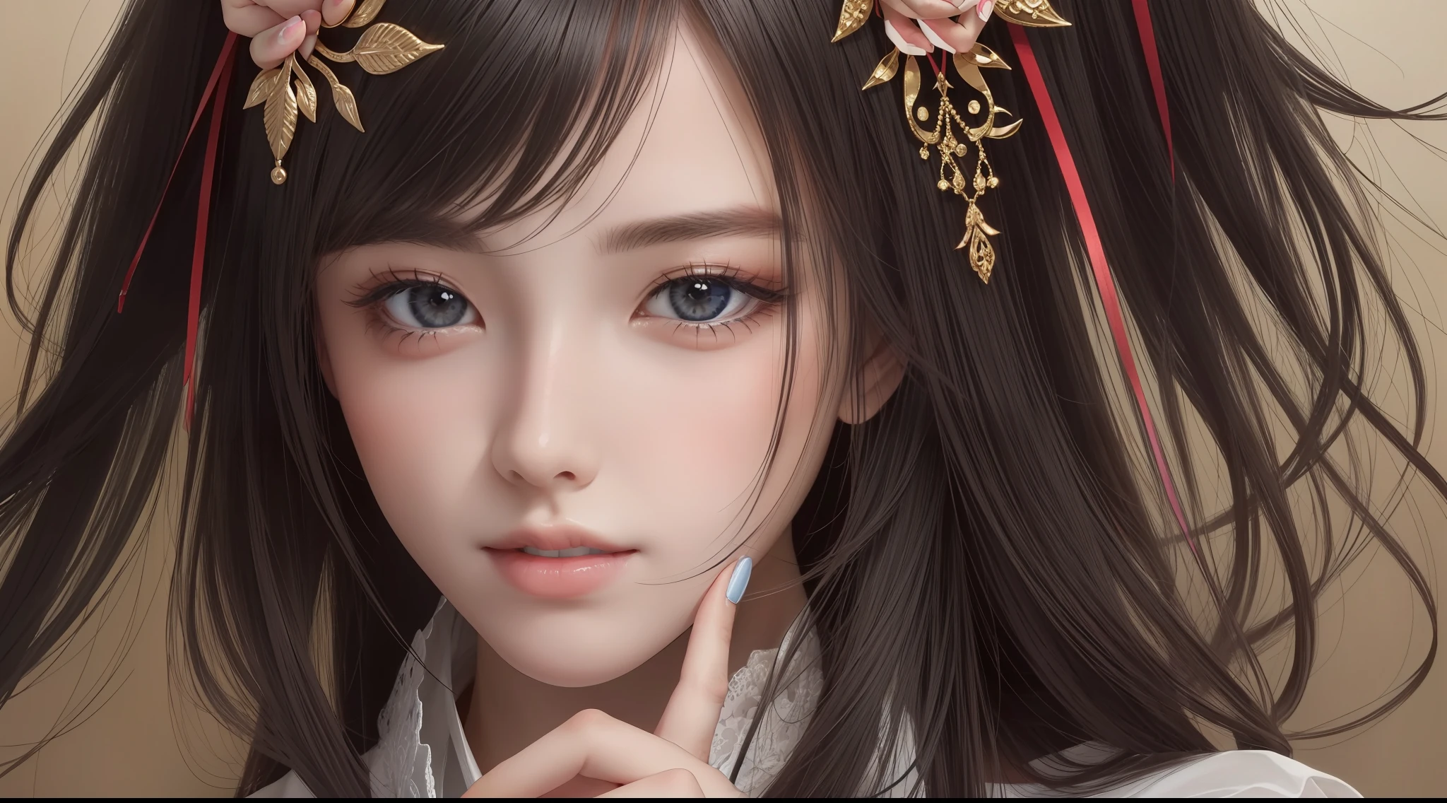 : masterpice:1.5, high-quality:1.5, best-quality:1.5, 1girl, (highly detailed girl), high detailed eyes and face, intense color, highly detailed fingers, intricate_details, CG, cute, beautiful, official art
