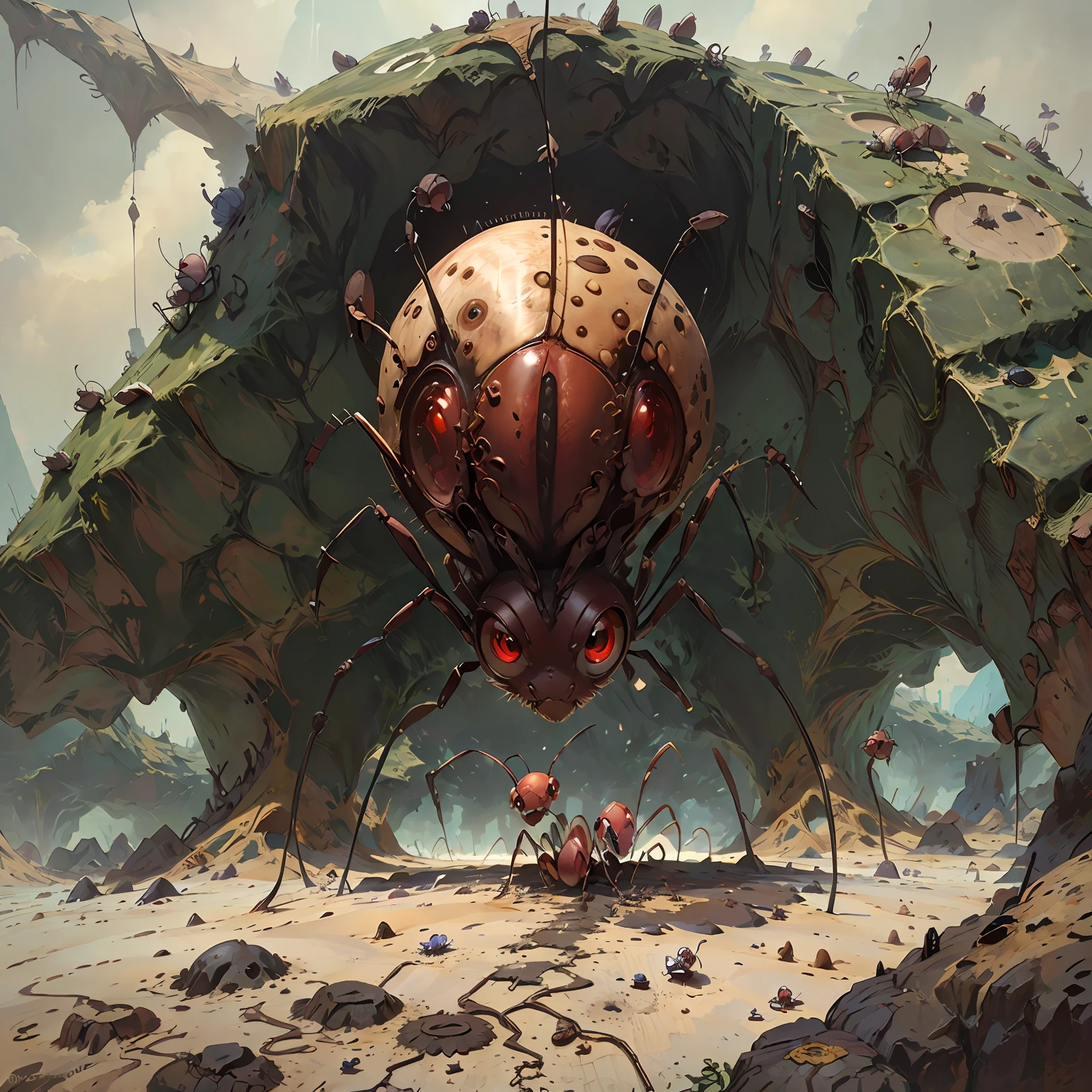 The ants celebrate the success of the change and the organization that led them there. They understand that organization is critical to the well-being of the entire colony, Disney-style --auto