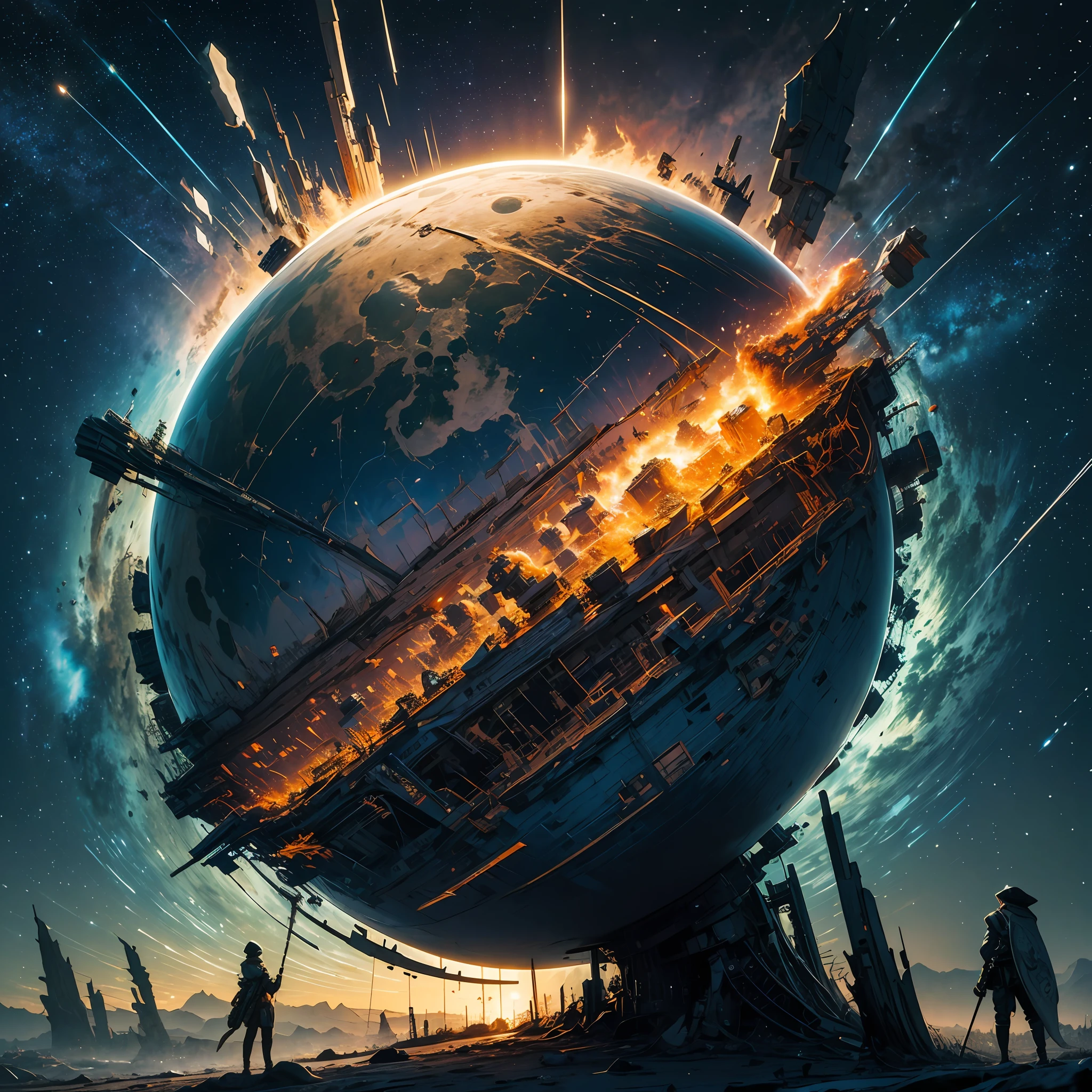 Extensive starscape in constant evolution, 8K, super detailed, masterpiece. --auto