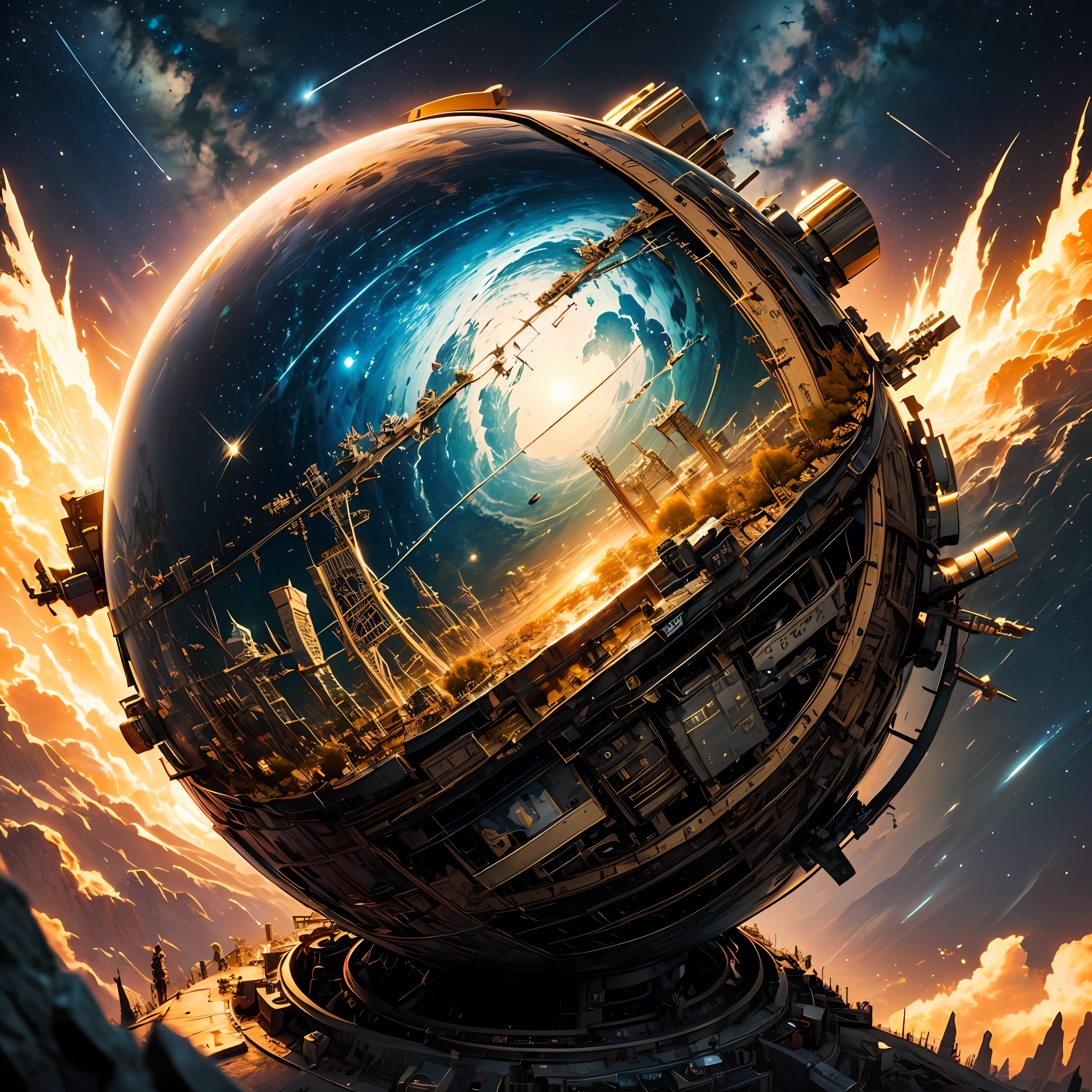 masterpiece, best quality, (extremely detailed CG unity 8k wallpaper), (best quality), (best illustration), (best shadow), absurdres, realistic lighting, (Abyss), beautiful detailed glow, art by PeterMohrBacher,