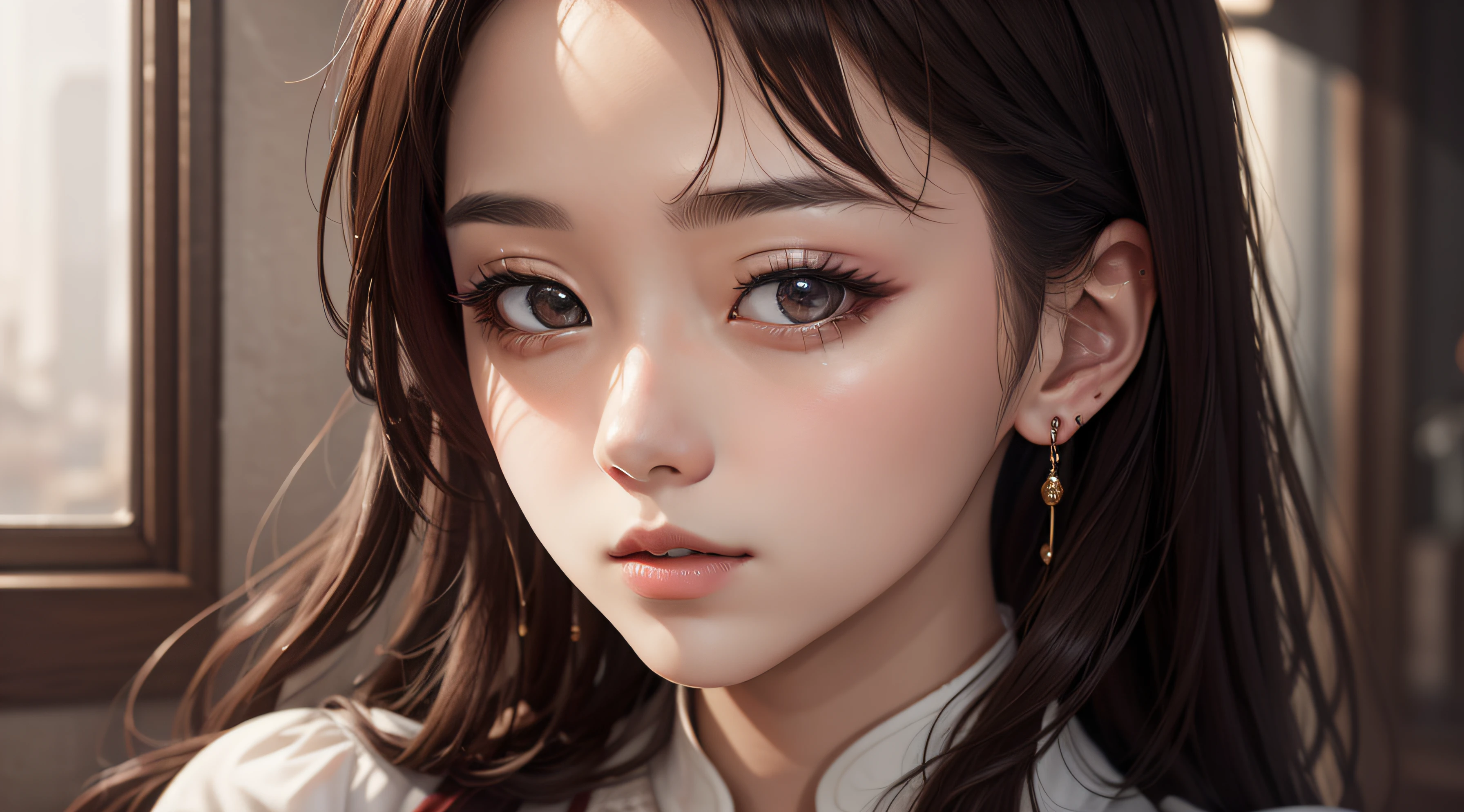 (extremely detailed CG unity 8k wallpaper), the most beautiful artwork in the world, 1girl, upper body,kpop idol, jisoo, --auto