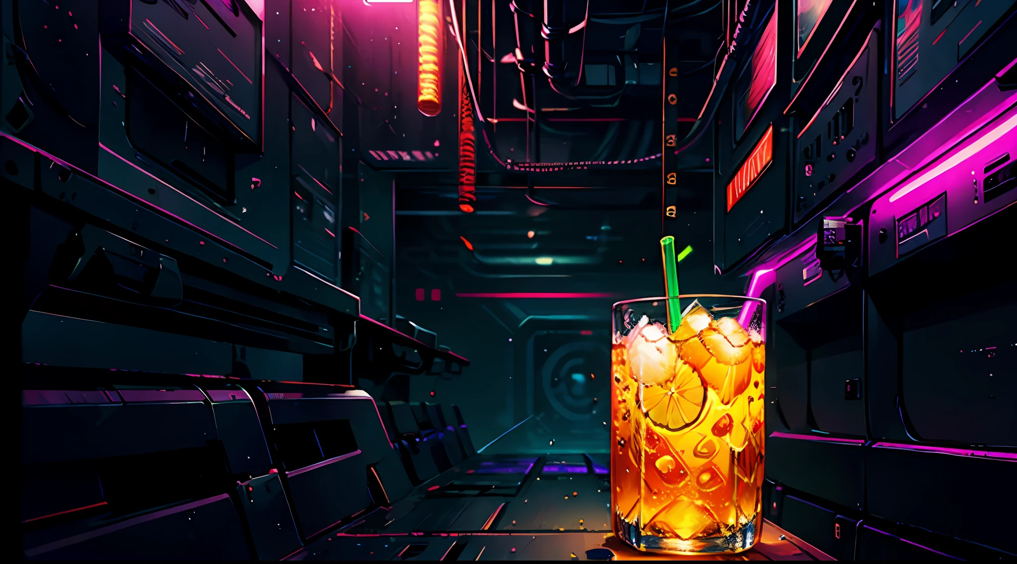 soda, cyber punk, with neon, soda can, bottom-up perspective, {{(masterpiece),(extremely detailed CG unit 8k wallpaper),), best quality, cinematic lighting, detailed background, ultra-detailed, masterpiece, }