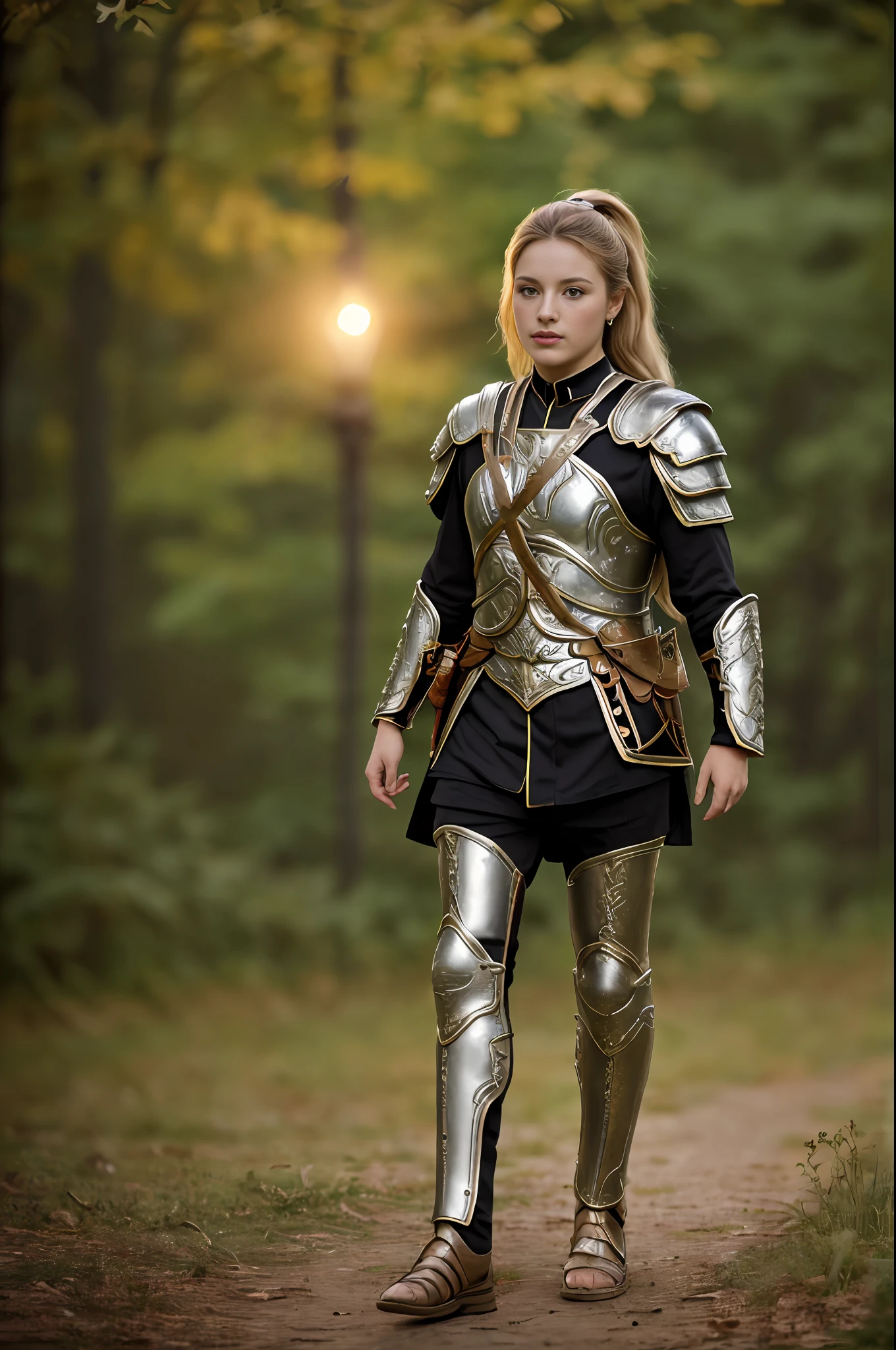 (8K, best quality: 1.2), (masterpiece: 1.37), (photo, photorealistic: 1.37), (ultra-high resolution), full body, walking pose, front footage, slow motion, male paladin wearing full body, (light silver armor: 1.2),(richly decorated armor), (incredibly detailed, bloom: 1.5), (high quality, Alessandro Casagrande, Greg Rutkowski, Sally Mann, concept art, 4k), 1.2), (high sharpness), (detailed students: 1.1), detailed face and eyes,  Masterpiece, best quality, (highly detailed photo: 1.1), (long blonde hair, ponytail, ecstatic: 1.1), (young: 1.1), sharp, (perfect body:1.1), realistic, royal shadow, 3d, (temple background:1.2), (by Michelangelo), photographed by Canan EOS R6, 135mm, 1/1250s, f/2.8, ISO 400