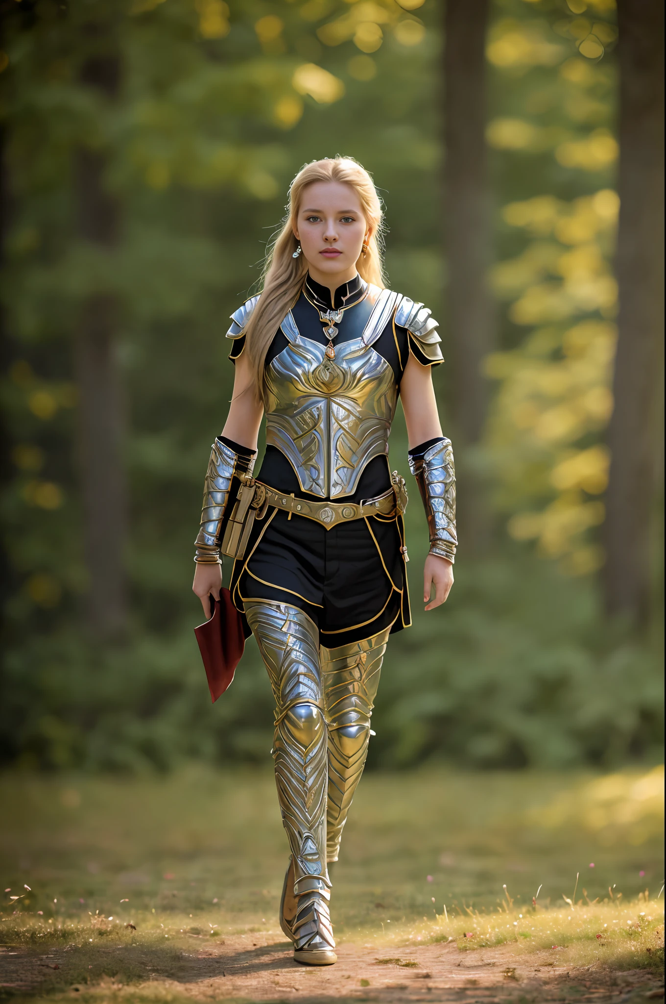 (8K, best quality: 1.2), (masterpiece: 1.37), (photo, photorealistic: 1.37), (ultra-high resolution), full body, walking pose, front footage, slow motion, male paladin wearing full body, (light silver armor: 1.2),(richly decorated armor), (incredibly detailed, bloom: 1.5), (high quality, Alessandro Casagrande, Greg Rutkowski, Sally Mann, concept art, 4k), 1.2), (high sharpness), (detailed students: 1.1), detailed face and eyes, Masterpiece, best quality, (highly detailed photo: 1.1), (long blonde hair, ponytail, ecstatic: 1.1), (young: 1.1), sharp, (perfect body:1.1), realistic, royal shadow, 3d, (temple background:1.2), (by Michelangelo), photographed by Canan EOS R6, 135mm, 1/1250s, f/2.8, ISO 400
