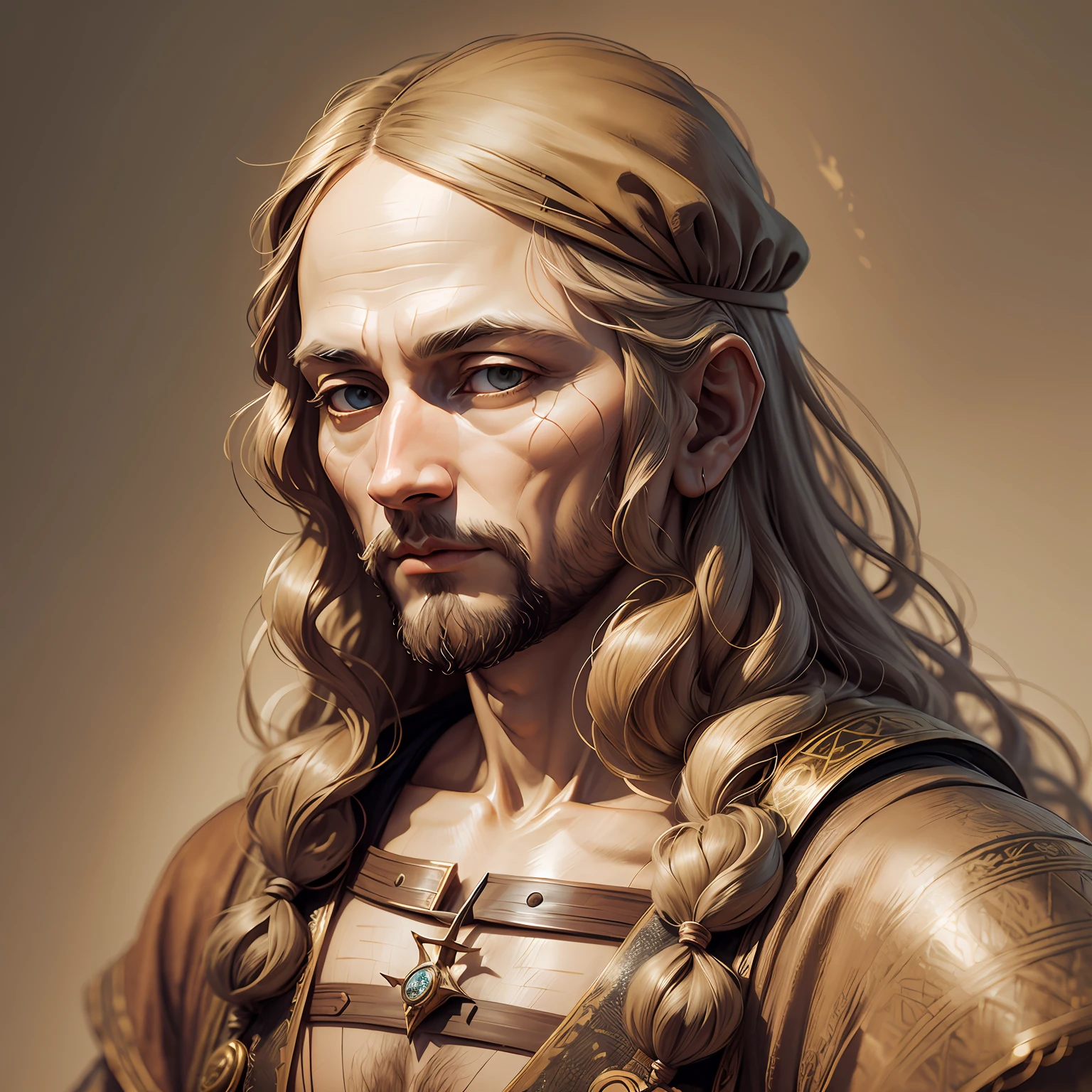Realistic image of Leonardo da Vinci Velho --auto