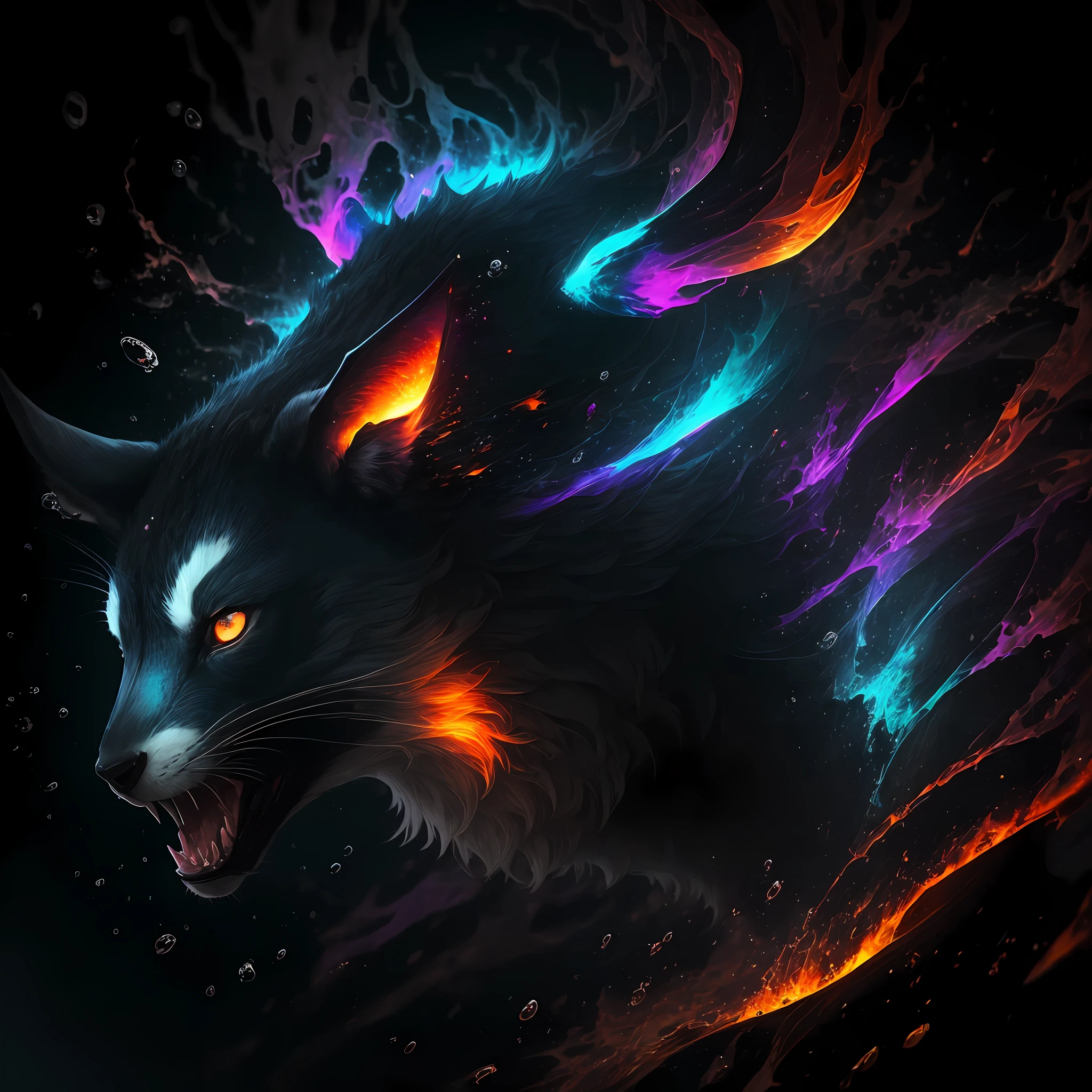 Create unique nfts of voracious animals and vibrant colors --auto