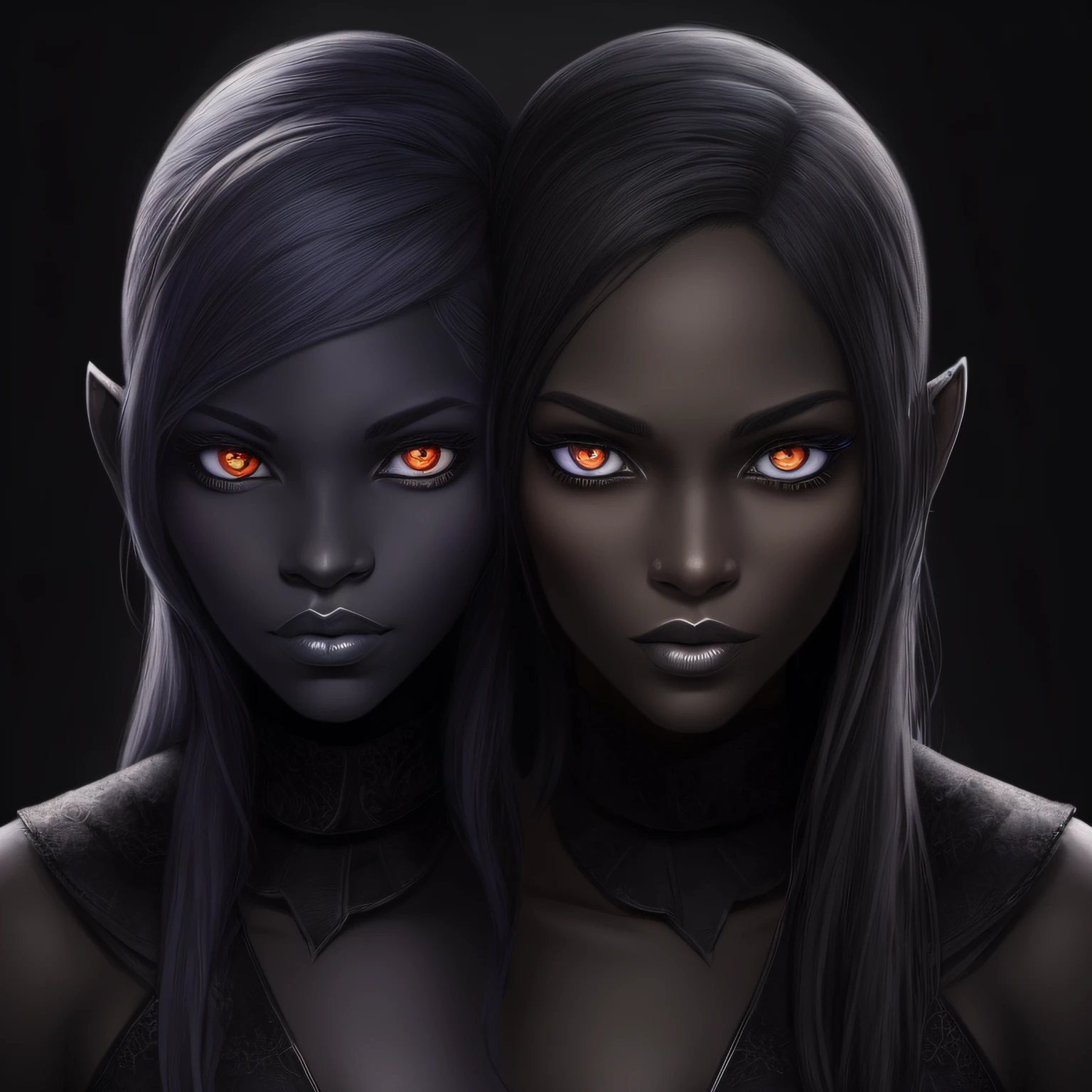two headed female drow --auto