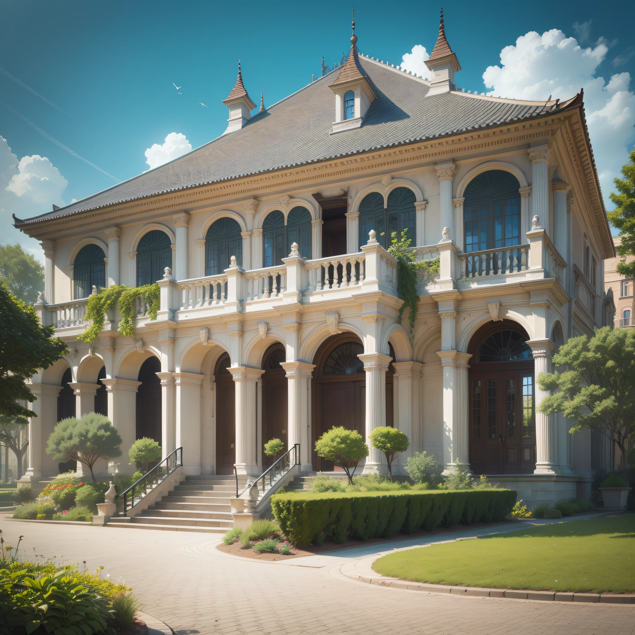 Architecture in the style of Eloquent