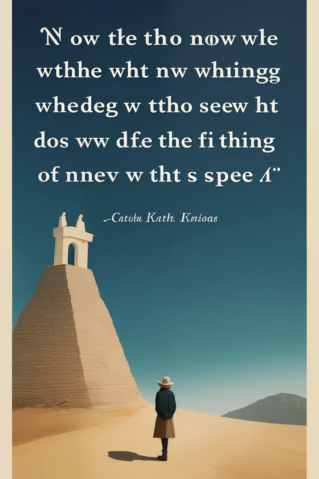"Now faith is the certainty of what we expect and the proof of the things we do not see." -