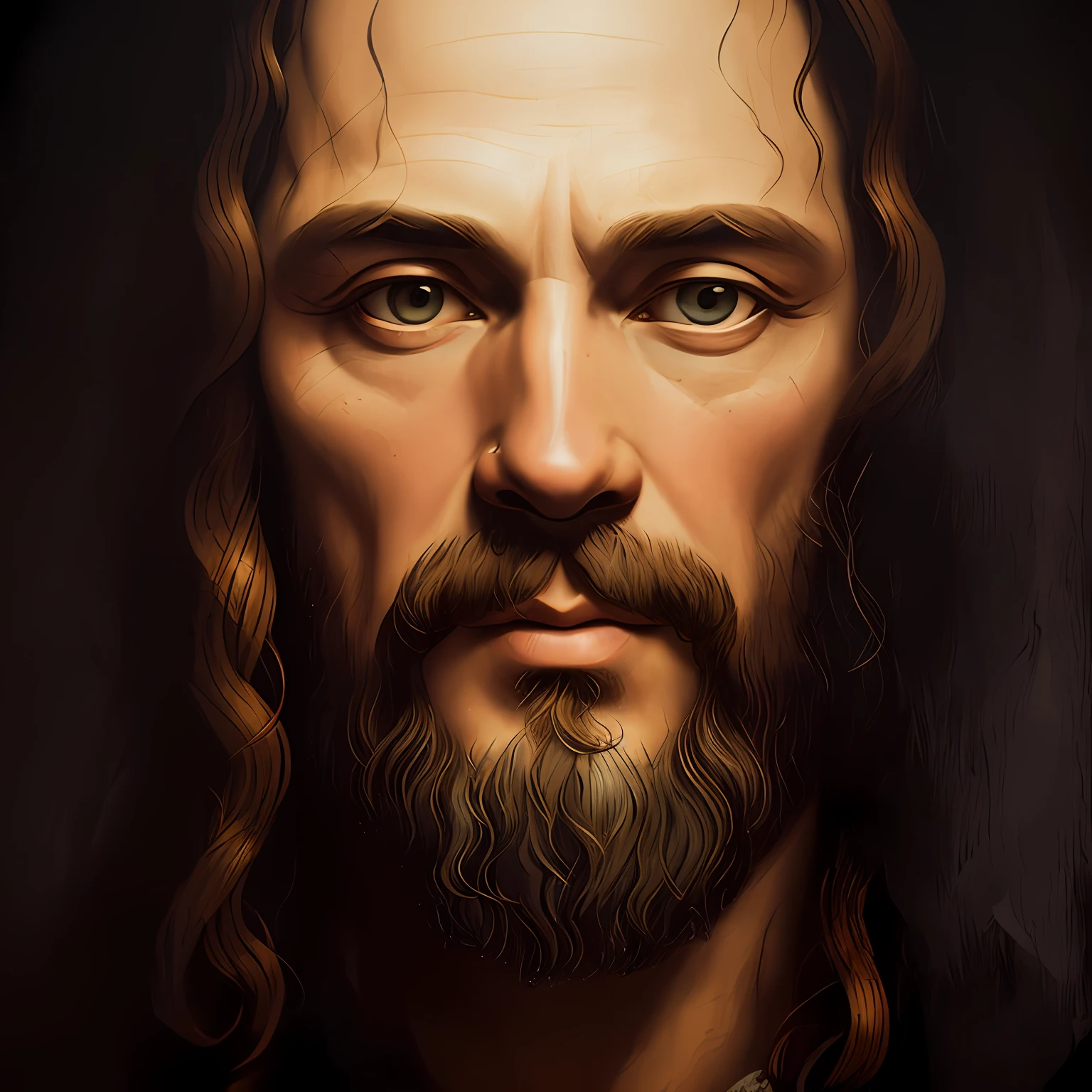 Close portrait of Leonardo Da Vinci, photography, trend in artstation, sharp focus, studio photo, intricate details, highly detailed, by greg rutkowski epiCRealism --auto
