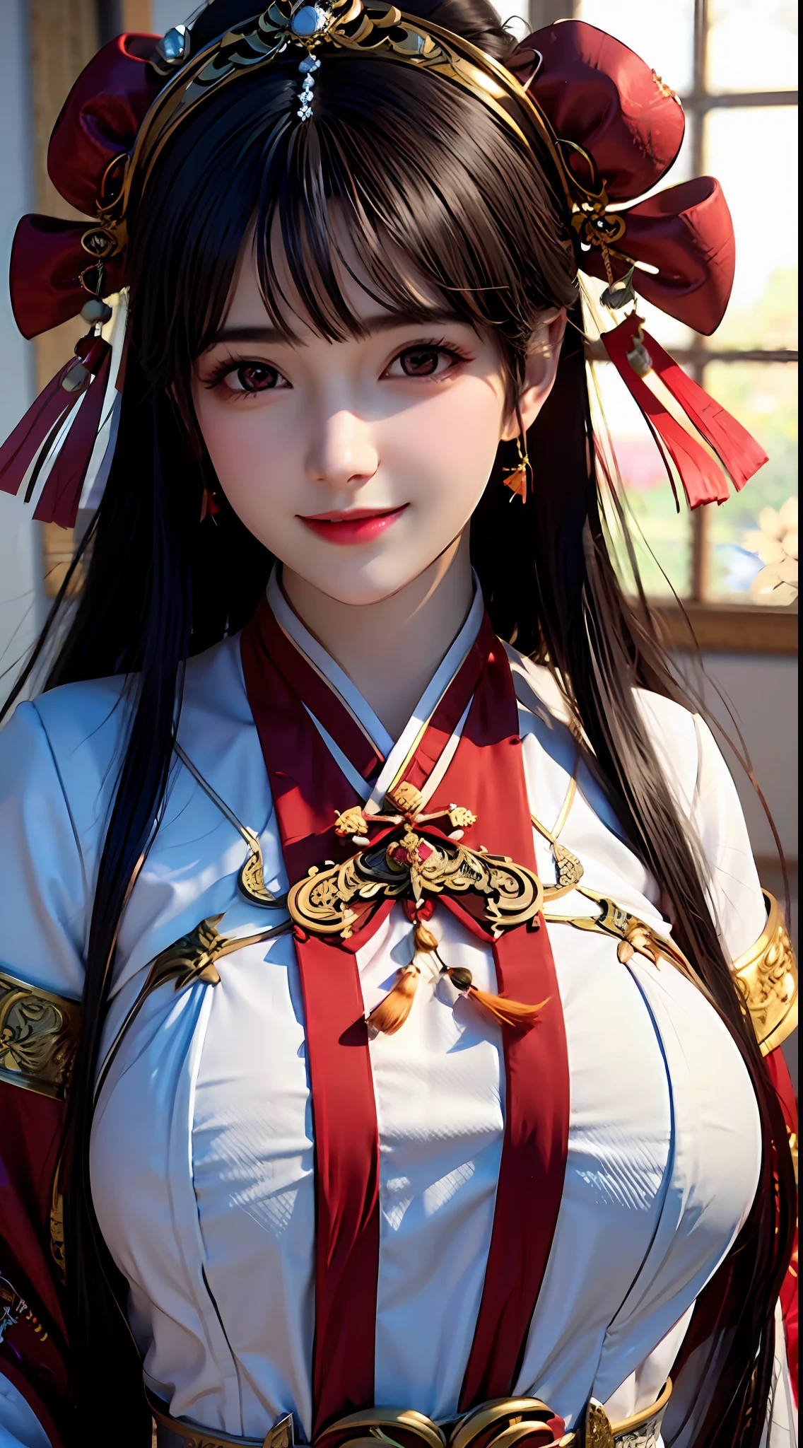 (8k, RAW Photo, Best Quality, Masterpiece: 1.2), (Realistic, Realistic: 1.37), 1 Girl, Woman in Red Dress and Headdress Posing for Photo, Gorgeous Role Play, Beautiful Costume, Chinese Dress, Complex Dress, Complex Costume, Traditional Beauty, Gorgeous Chinese Model, Chinese Costume, Wearing Gorgeous Costume, Wearing Elegant Chinese Xiuhe Dress, Chinese Wedding Dress, Phoenix Crown Xia Hanging, Antique Bride, Xiuhe Costume, Close Up, Wearing Phoenix Crown, Smile, No Watermark, Dragon and phoenix embroidered dress
