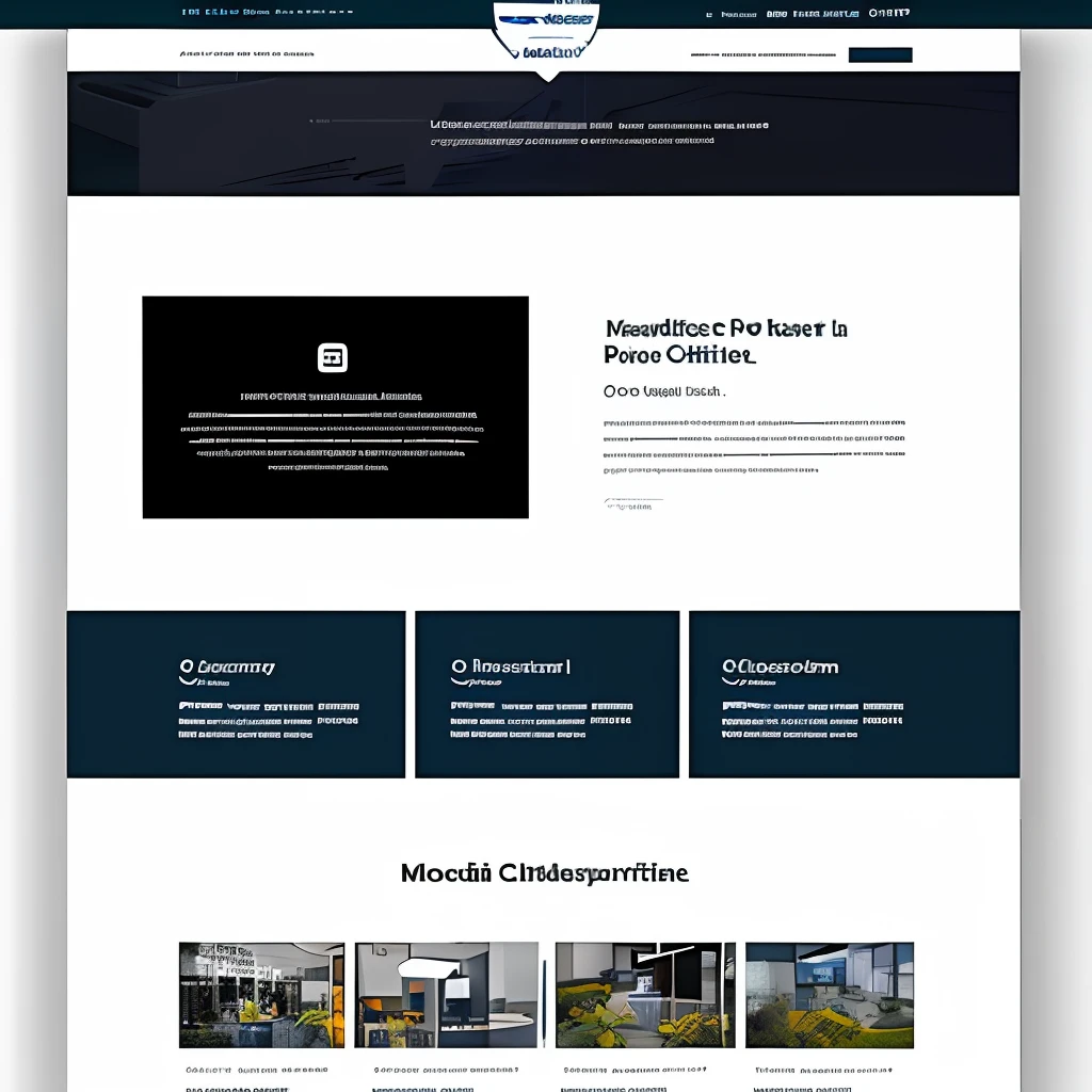 Landing page for a medical clinic