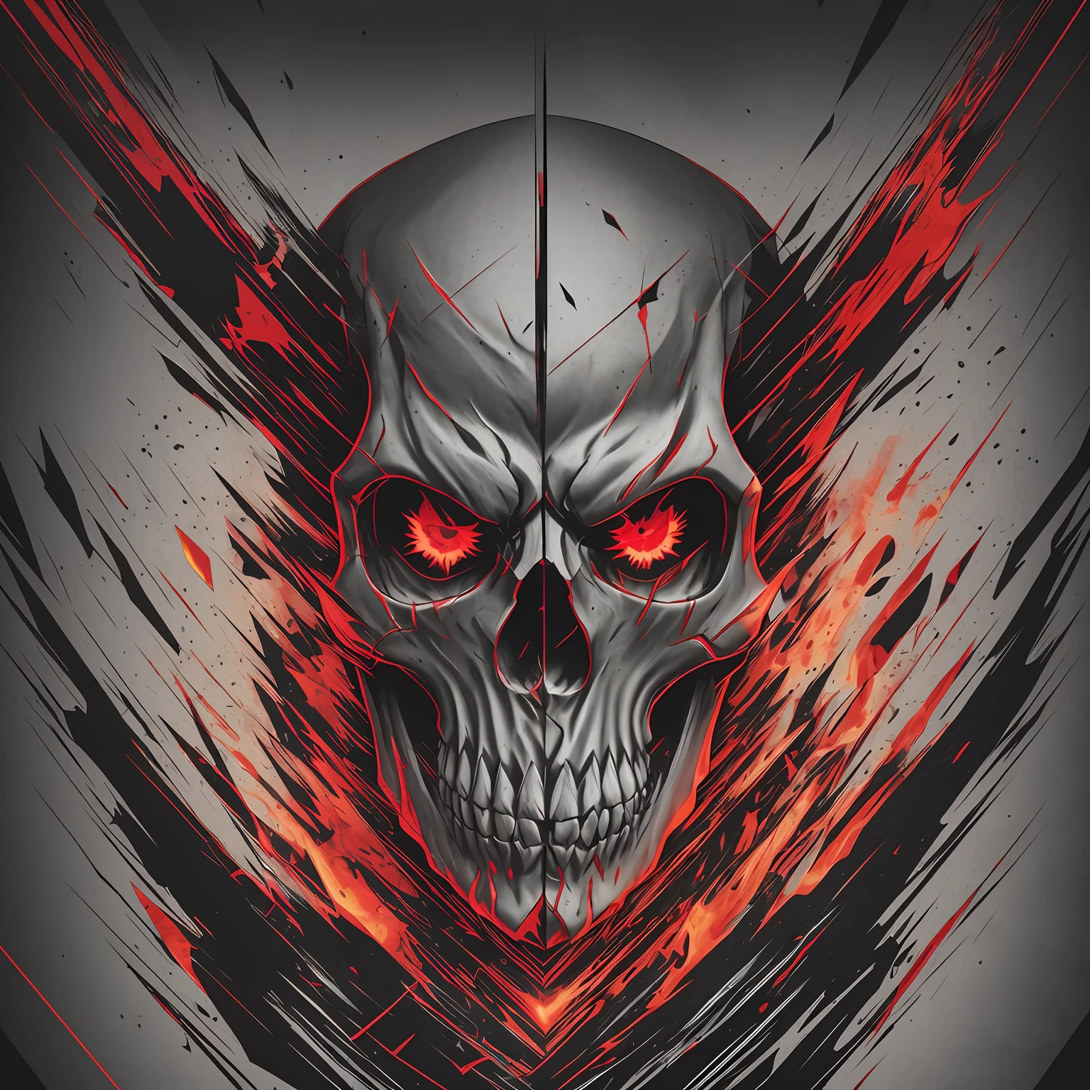 hooded skull mask counter strike black fire and ice background --auto