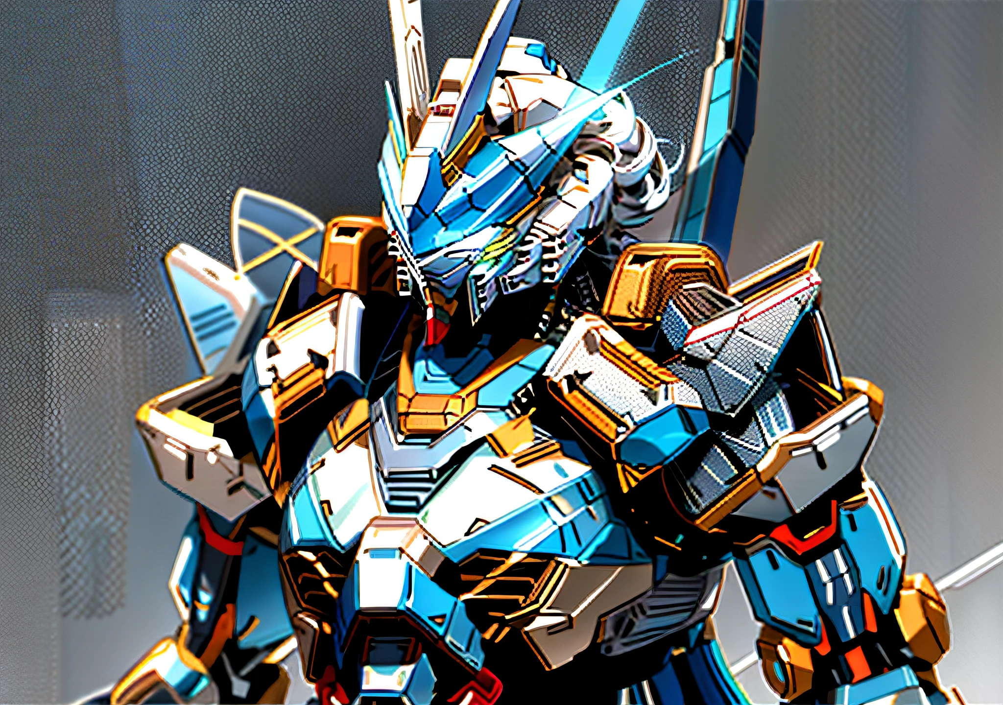 Drawings of robots with blue helmets and blue helmets, blue and ice silver armor, sharp line art, clean line art, blue armor, concept armor, complex Assasin mech, silver reflection armor, inspired by Ryunari Kishida, mecha armor, mecha armor, complex mech armor, Kamen Rider 555