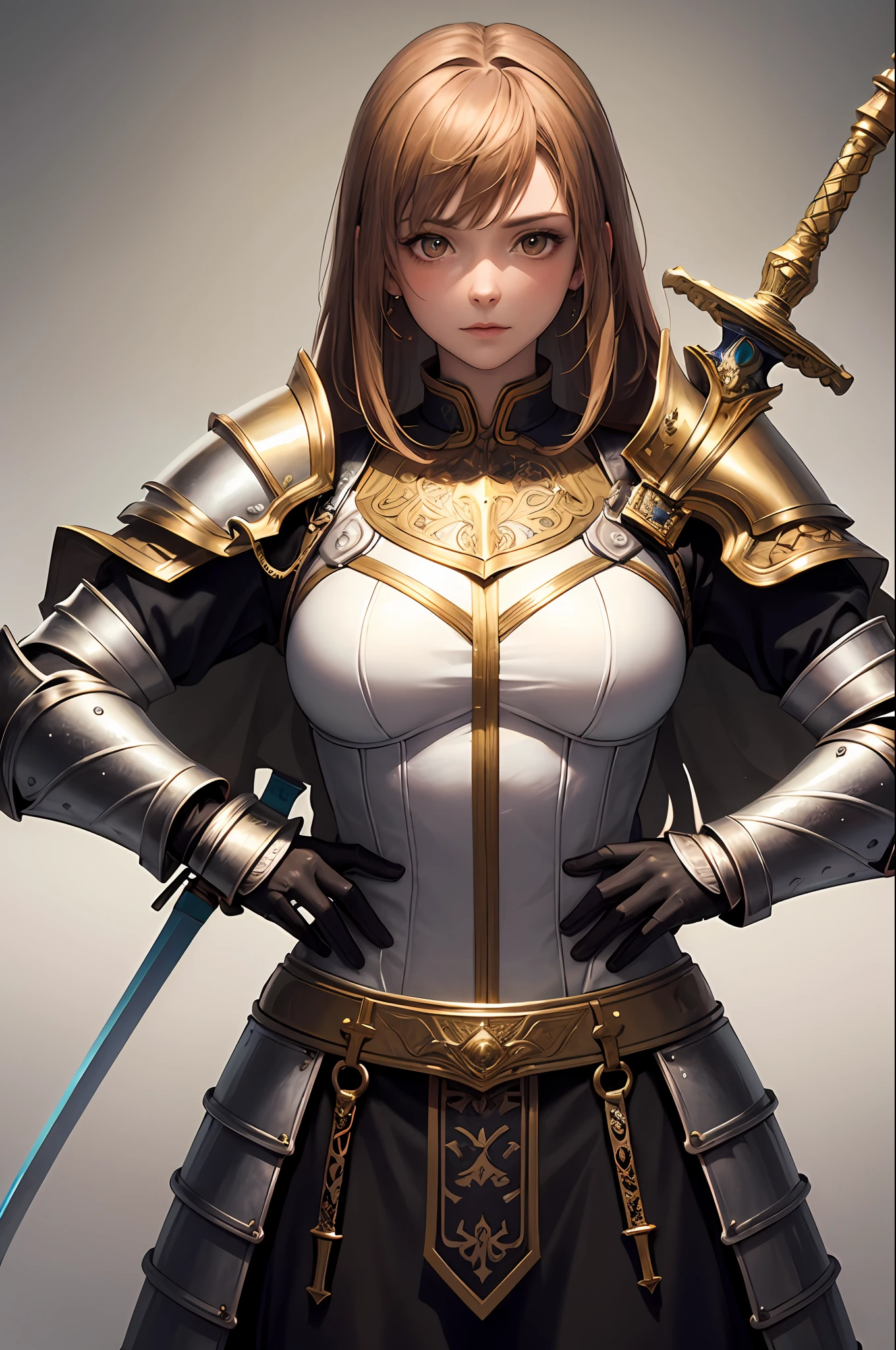 (masterpiece, best quality: 1.3), extremely high detailed, intricate, 8k, HDR, wallpaper, cinematic lighting, (universe), (holding sword: 1.3), bright, armor, bright eyes, warrior, golden armor, knights of the zodiac, armor of the sign of virgo, Shaka of Virgo