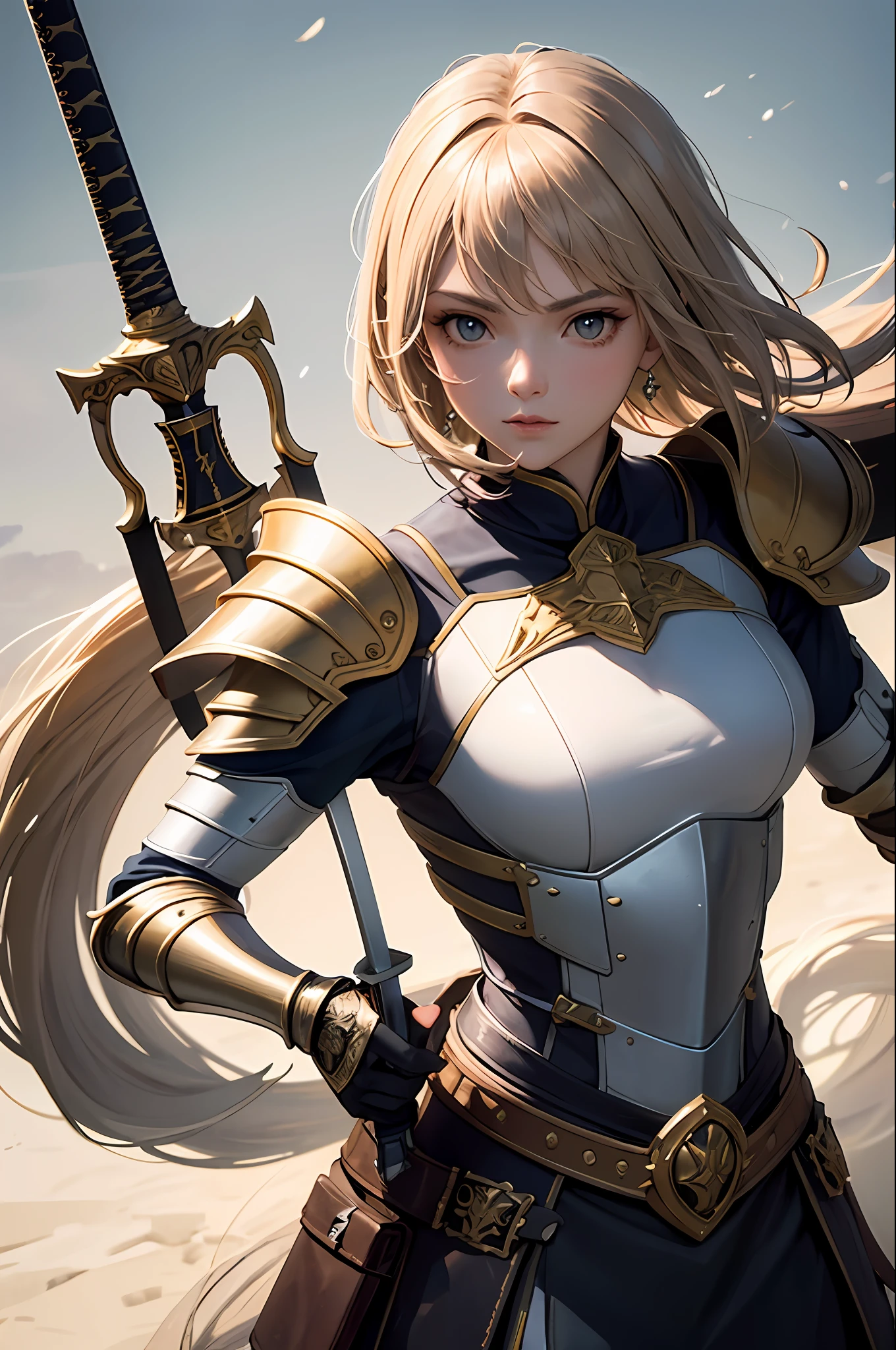 (masterpiece, best quality: 1.3), extremely high detailed, intricate, 8k, HDR, wallpaper, cinematic lighting, (universe), (holding sword: 1.3), bright, armor, bright eyes, warrior, golden armor, knights of the zodiac, armor of the sign of virgo, Shaka of Virgo