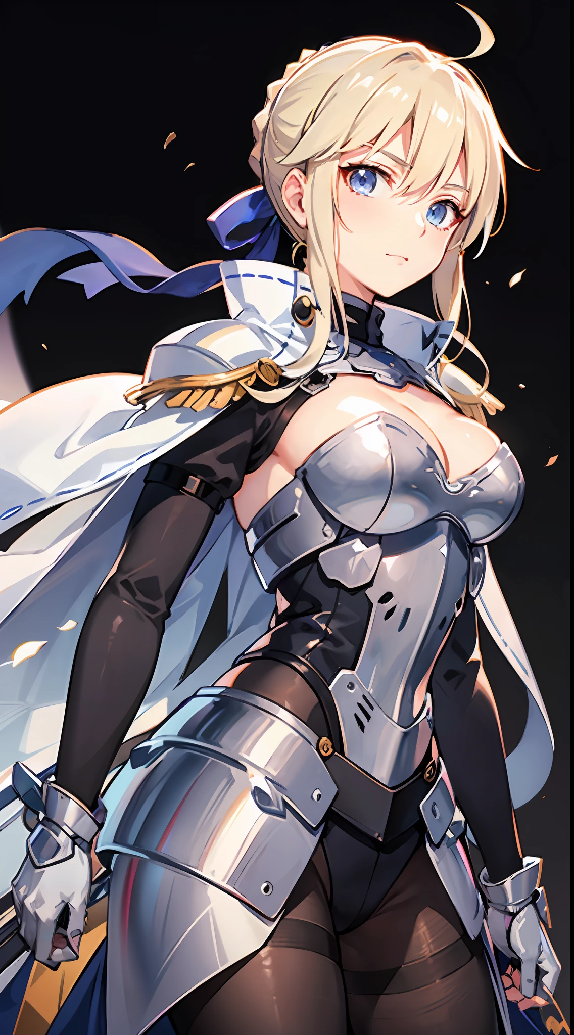 Artoria pendragon (/fate ubw/), fgo, masterpiece, bright,Look into the viewer, simple background, upper body, full armor