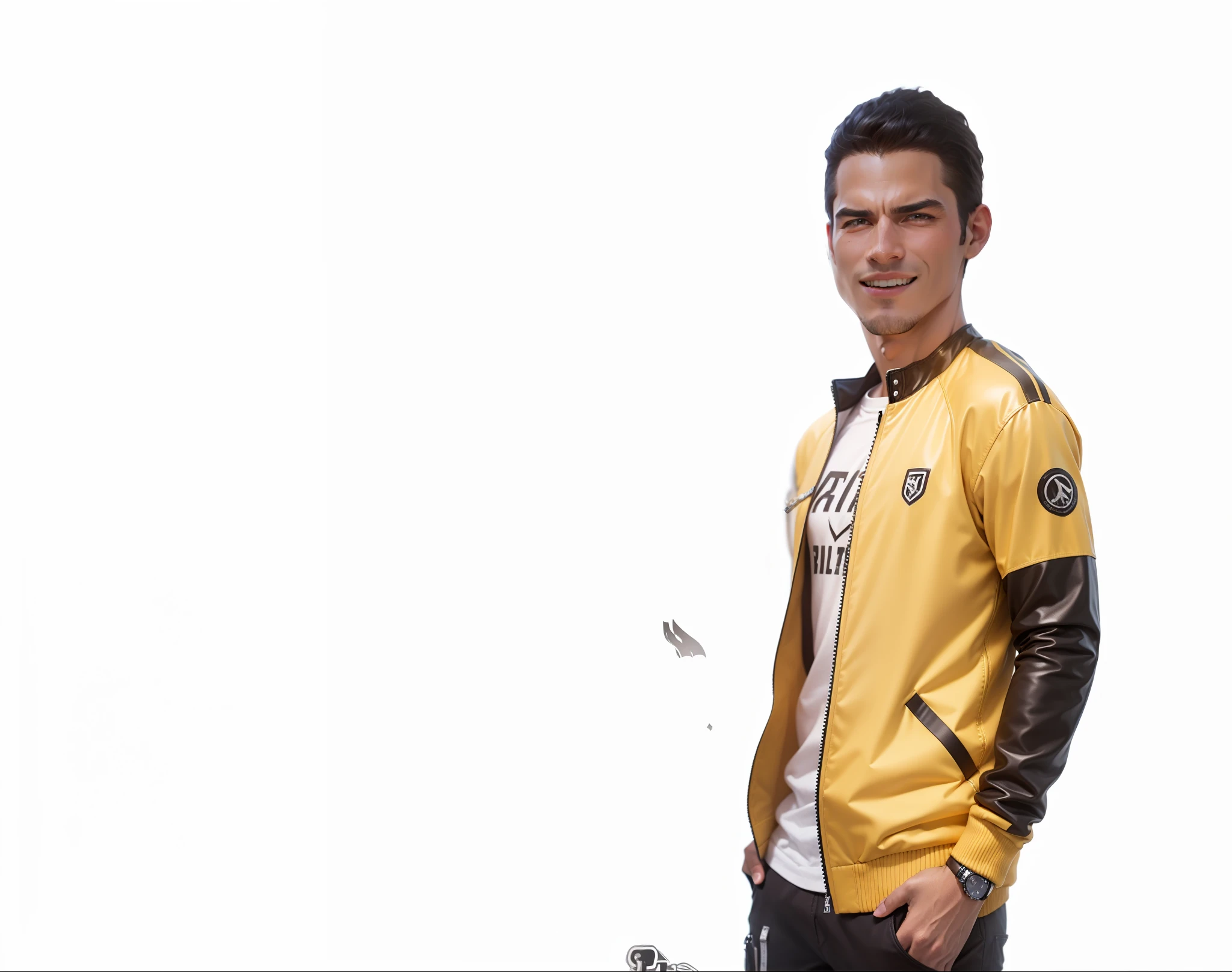 Ultra realistic black jacket