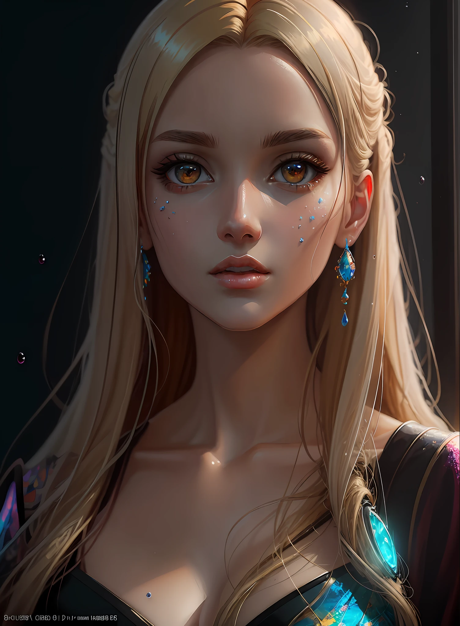 ((Best Quality)), ((Masterpiece)), (Real), (Detail),Anime Style, (1 Woman) Blonde pretty woman close-up, beautiful and moisturized eyes like clear glass, 4K high-definition digital art, stunning digital illustrations, stunning 8K artwork, colorful digital fantasy art, colorful, bright, beautiful digital artwork, colorful digital painting, digital anime art, portrait of beautiful and pretty woman, 8k hd digital wallpaper art, digital painting