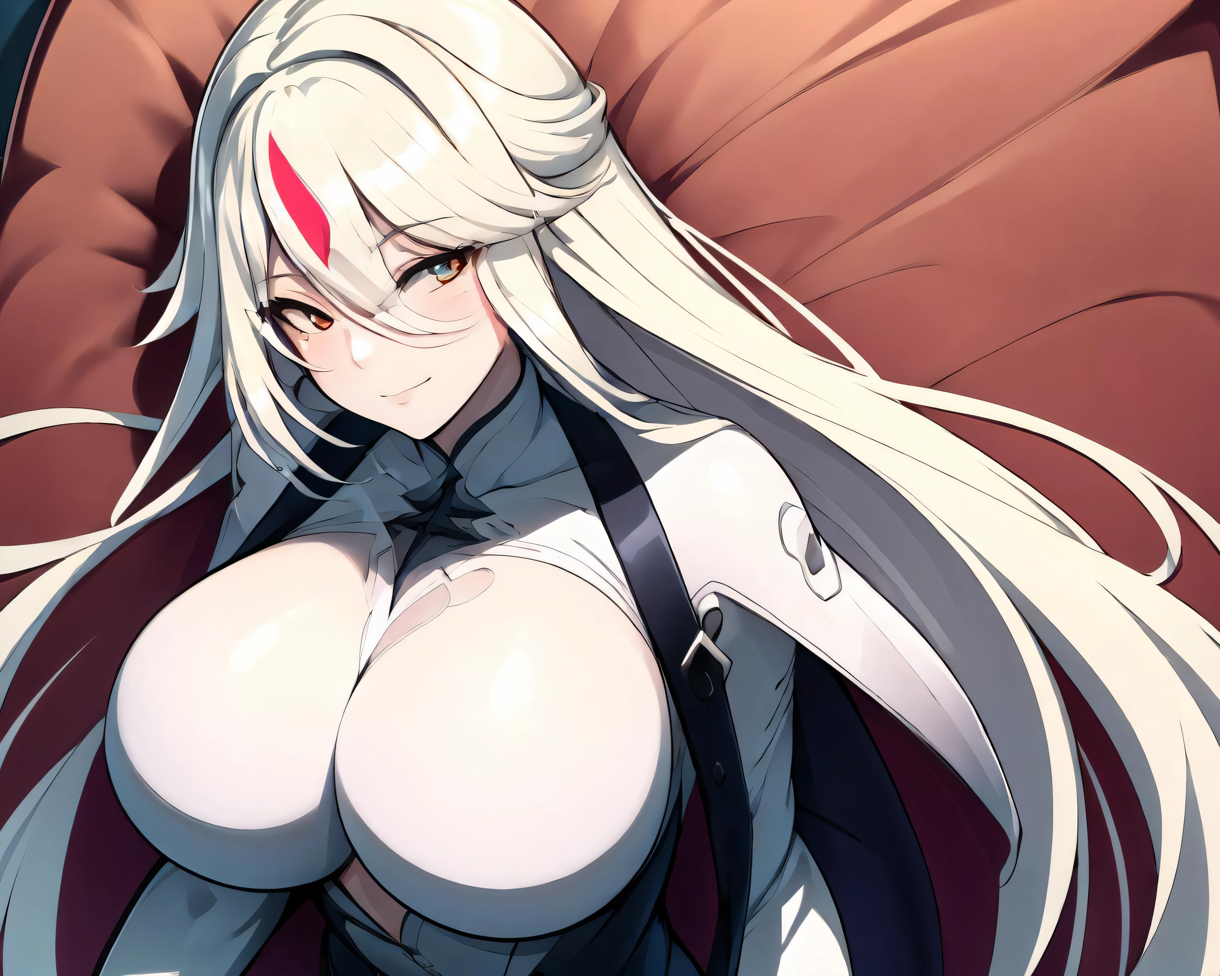 e7 MLuna, laying on a bed, from above, dynamic angle,
(masterpiece), best quality, highres, 4k, 8k, Detailed Illustration, intricate detail, cinematic lighting, amazing quality, 1girl, fit female, amazing shading, soft lighting, facing camera, perfect eyes,