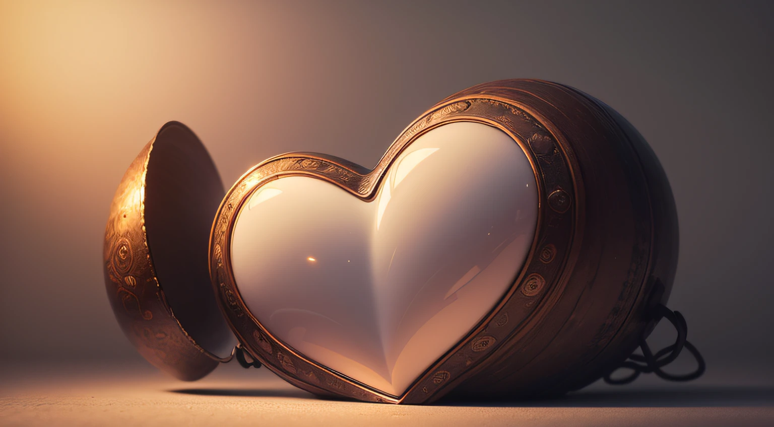 (Masterpiece, top quality, high resolution, absurdity, detail: 1.2), (heart, abstract, artistic), (gentle, heartwarming, inhuman, emotional), animalless, beautiful heart, feminine, mysterious, warm impression